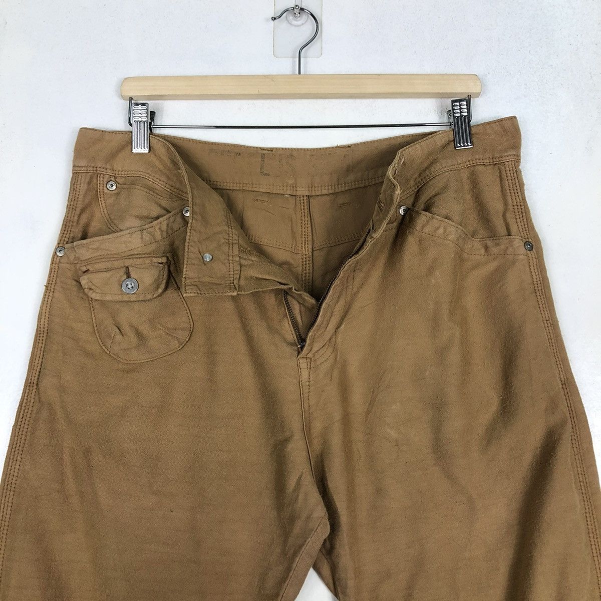 Japanese Brand 🔥90’s Vintage Cargo Work Pants Multi Pocket Surplus Size US 34 / EU 50 - 14 Thumbnail