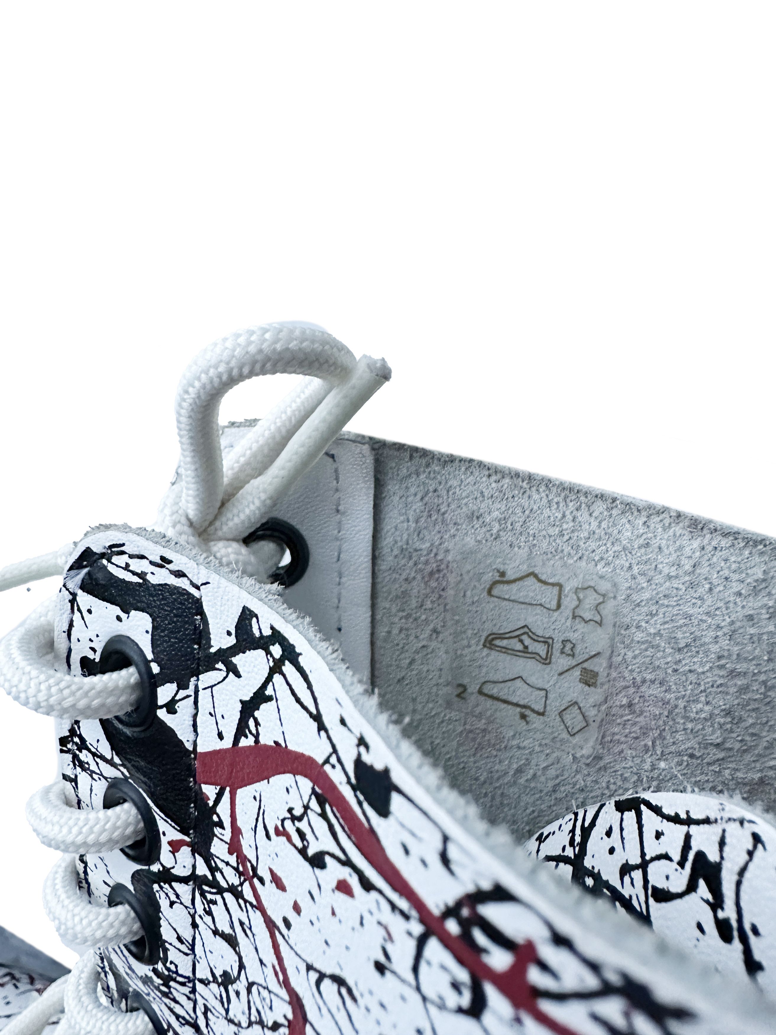 Dr. Martens Dr.Martens 14610 white paint splatter leather boots Size US 7 / IT 37 - 7 Thumbnail