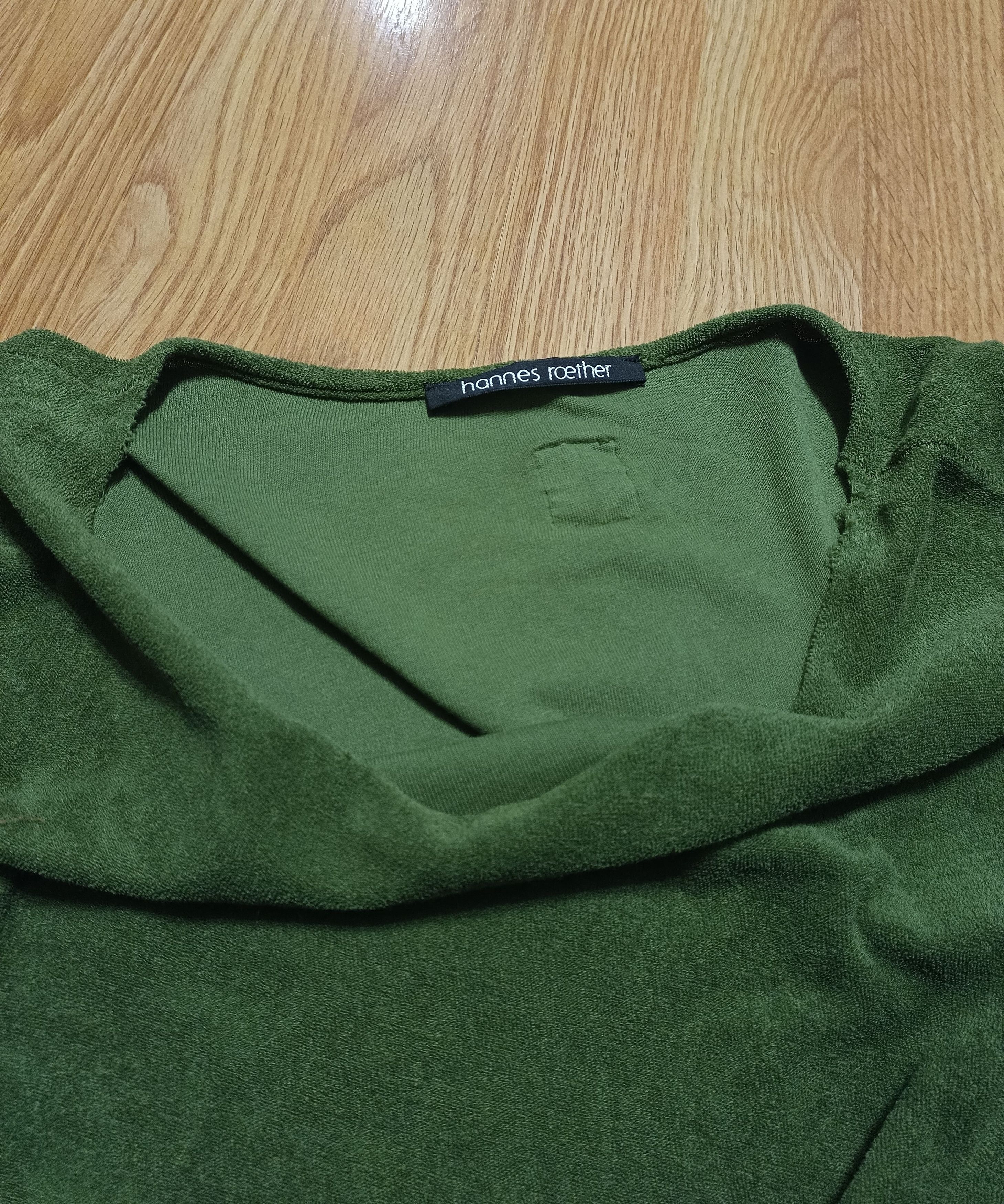 hannes roether Hannes Roether Green Oversized Cotton Dress Size M Size M / US 6-8 / IT 42-44 - 7 Thumbnail