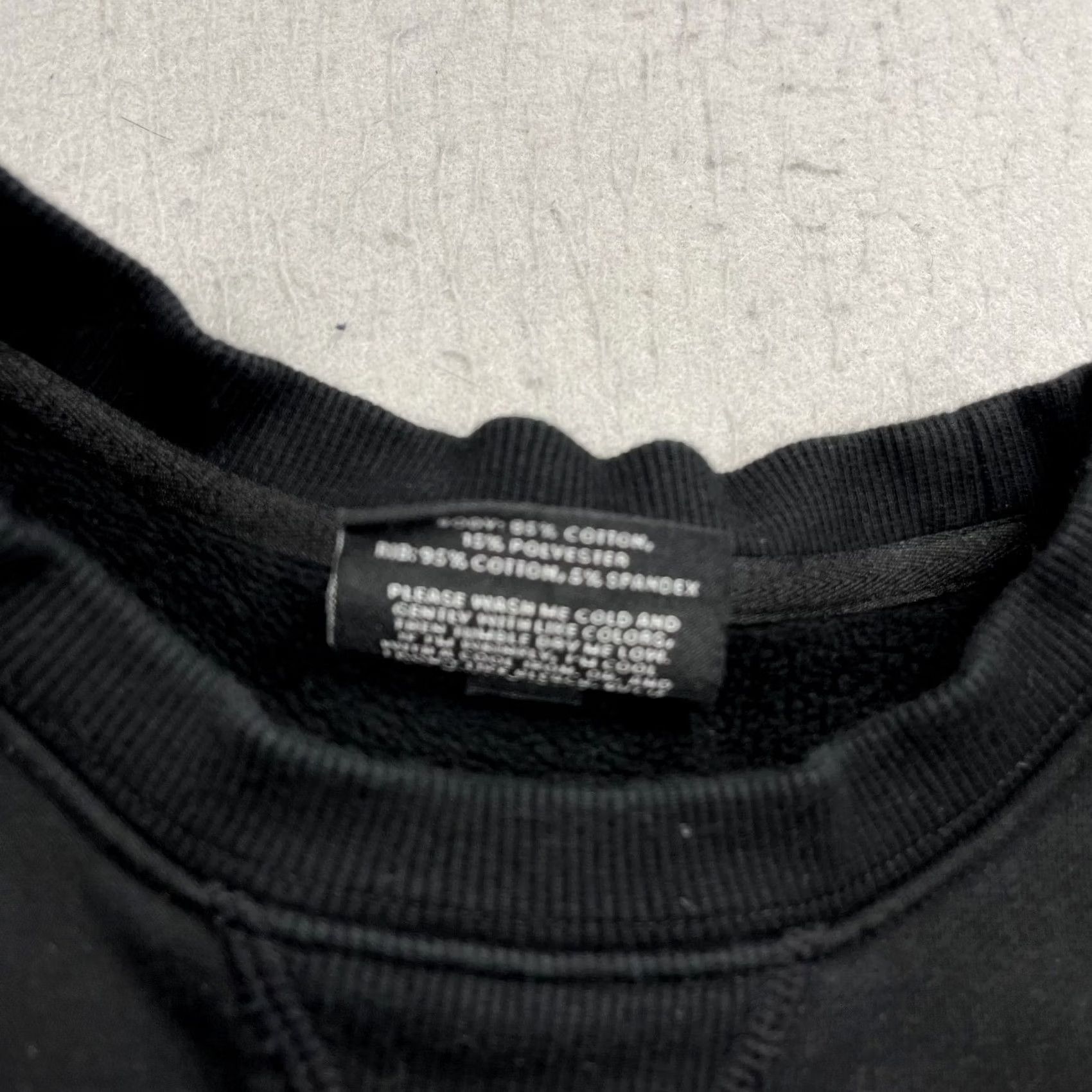 Vintage PopFlex Sweatshirt Womens S Black Logo Crewneck Fleece Pullover Winter Activewear Shirts, Womens Small, So Magical, Long Sleeve, Classic, Relaxed Fit Size S / US 4 / IT 40 - 3 Thumbnail