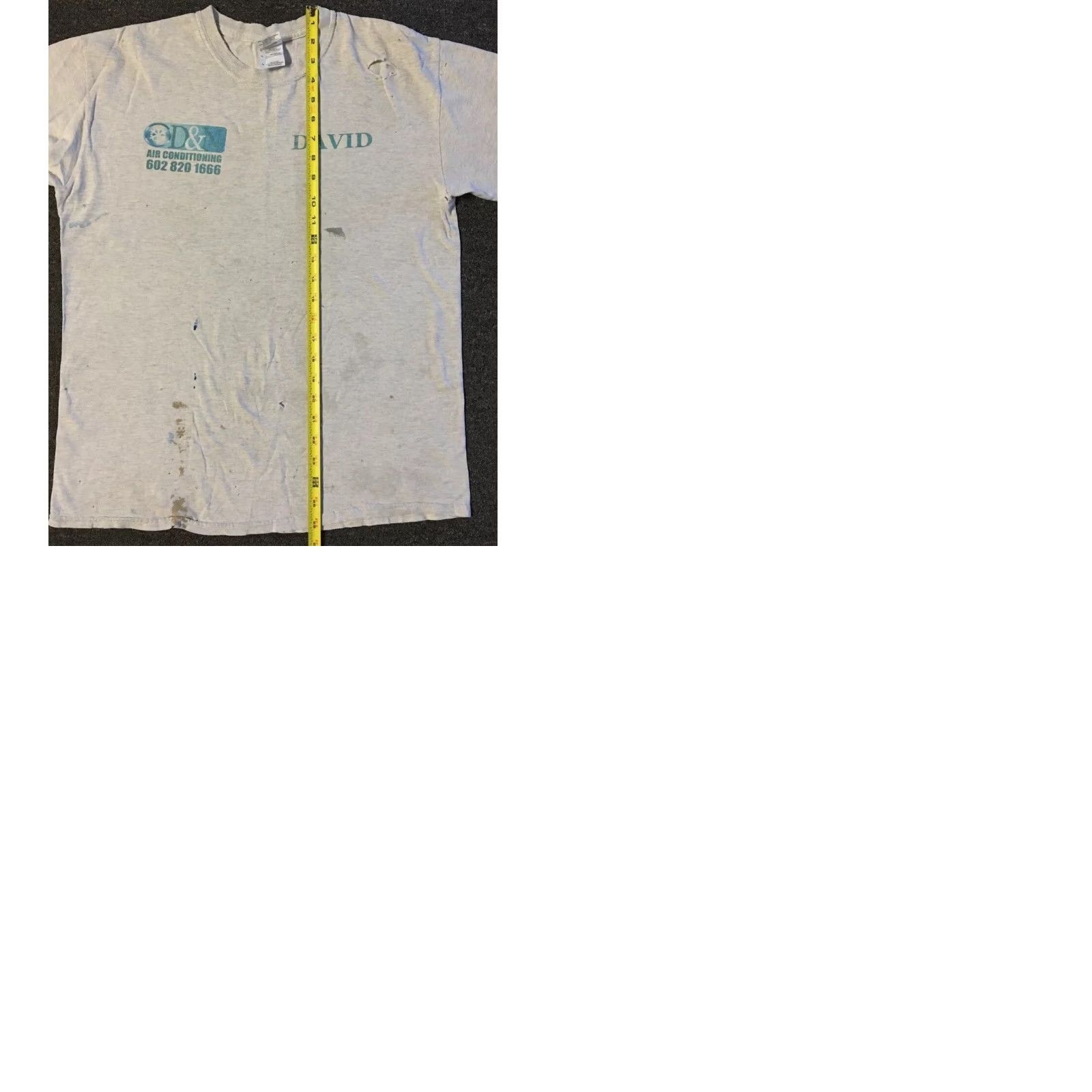 Thrasher Vtg Thrashed Faded Distress Construction Shirt S Grunge Biker Surf Skate 90s Y2K Size US S / EU 44-46 / 1 - 12 Thumbnail