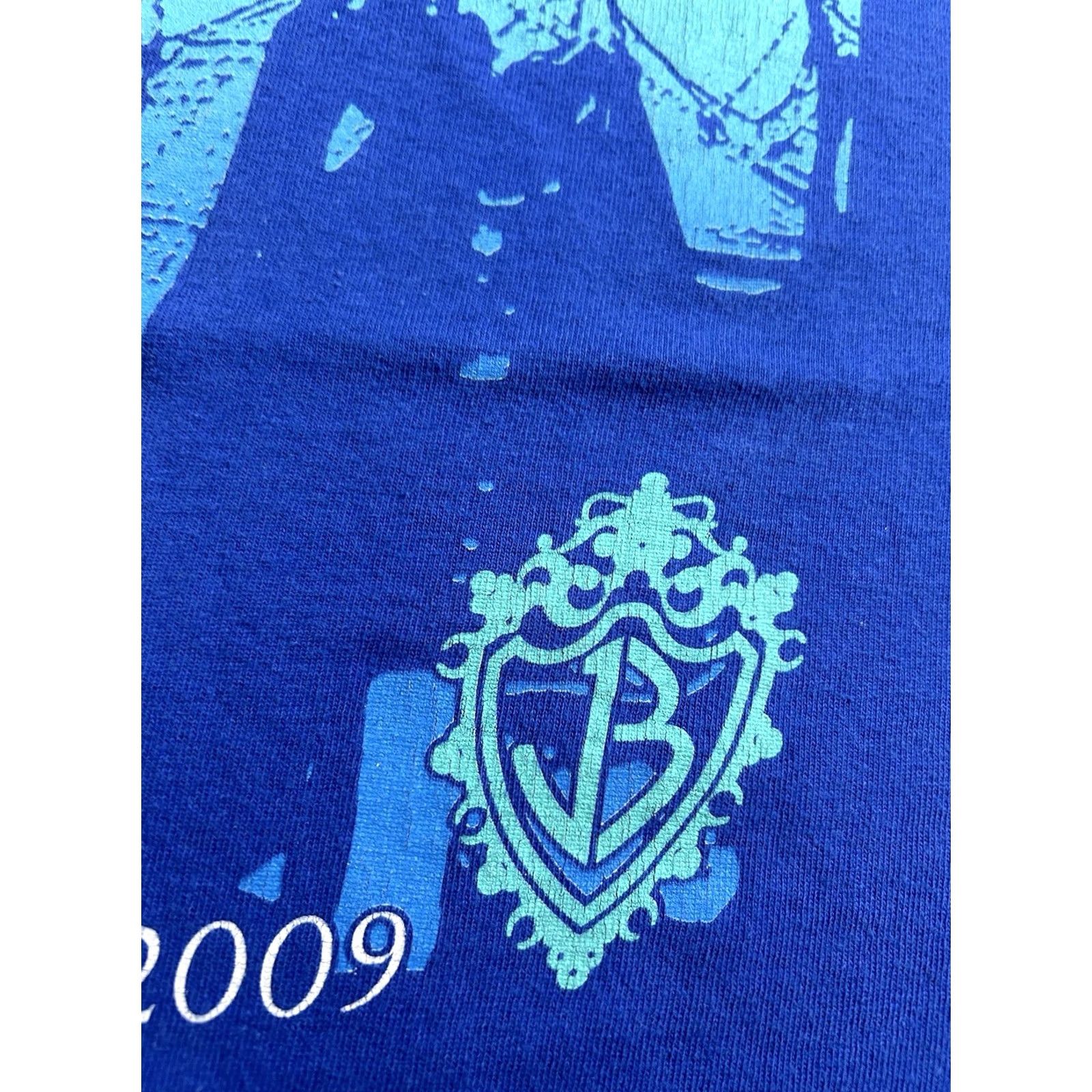 Anvil VINTAGE Jonas Brothers World Tour 2009 Shirt Size Small Blue Concert Band Tee Size US S / EU 44-46 / 1 - 7 Thumbnail