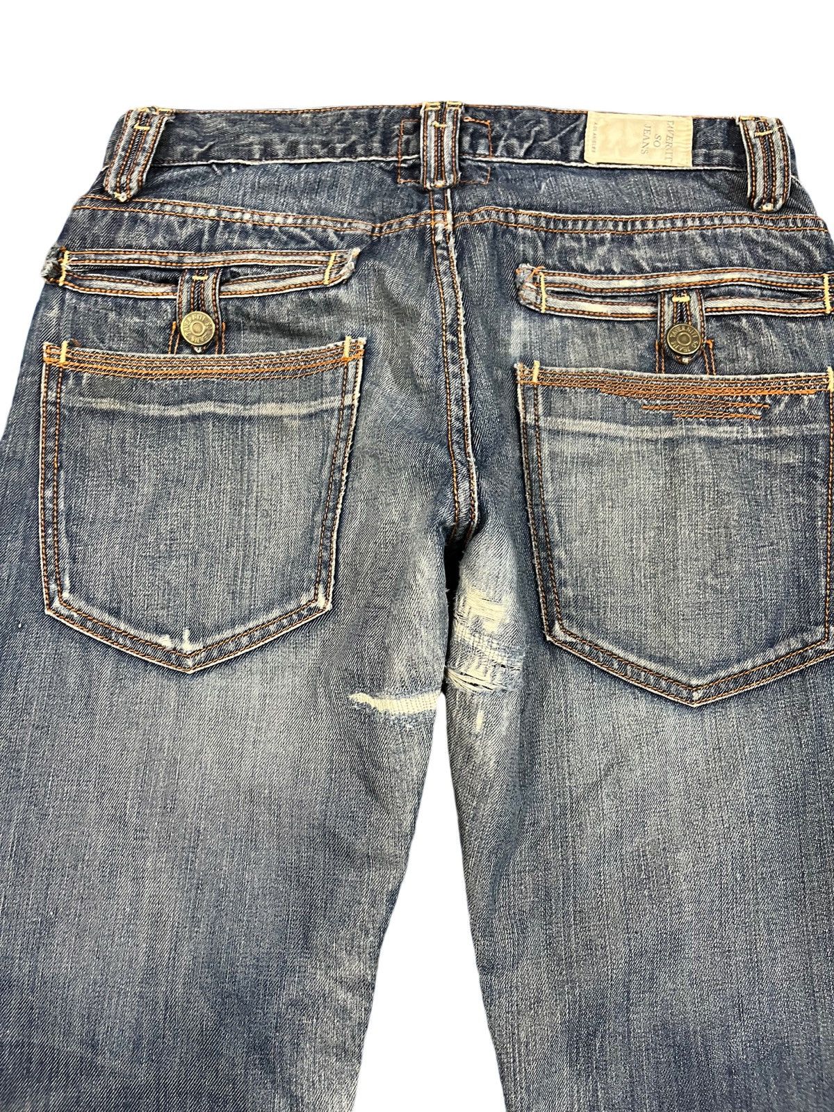 Ben Taverniti Unravel Project × Jimmy Taverniti × Taverniti Vintage Taverniti Flare Grunge Distressed Denim Size US 32 / EU 48 - 6 Thumbnail
