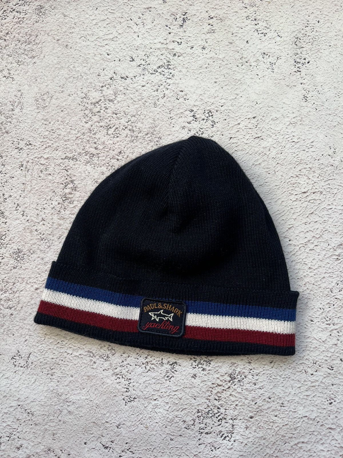 Paul & Shark × Vintage Vintage Paul Shark Beanie Hat Streetwear Designer Casual Y2k Size ONE SIZE - 1 Thumbnail