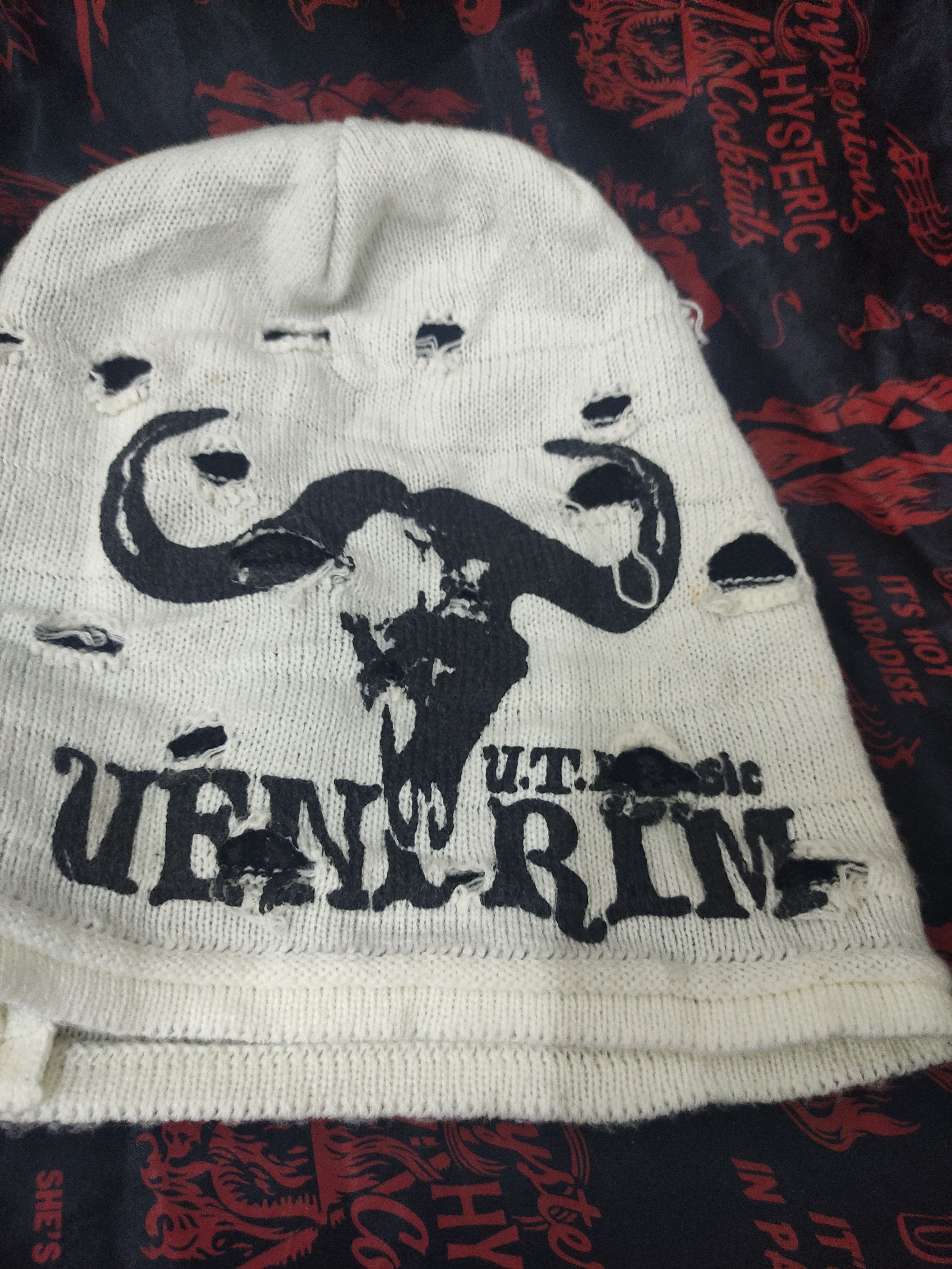 Japanese Brand JAPANESE BRAND BEANIE DESIGN DISTRESSED Size ONE SIZE - 3 Thumbnail
