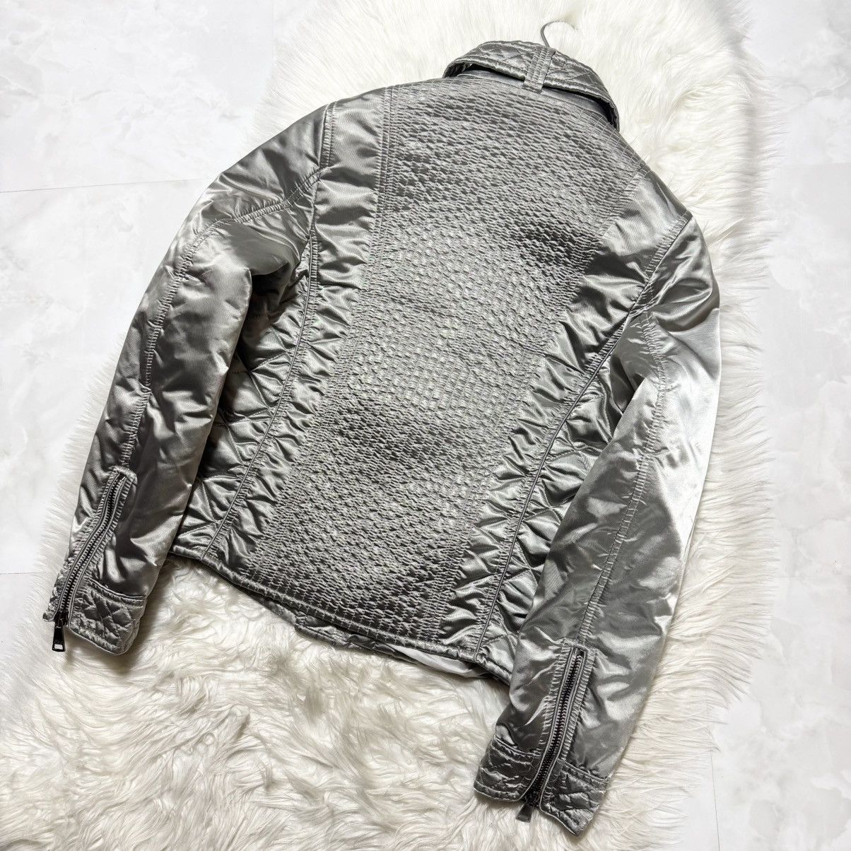 Dolce & Gabbana Authentic, Dolce & Gabbana Runway Quilted Zip-Up Jacket 46 Size US S / EU 44-46 / 1 - 11 Thumbnail