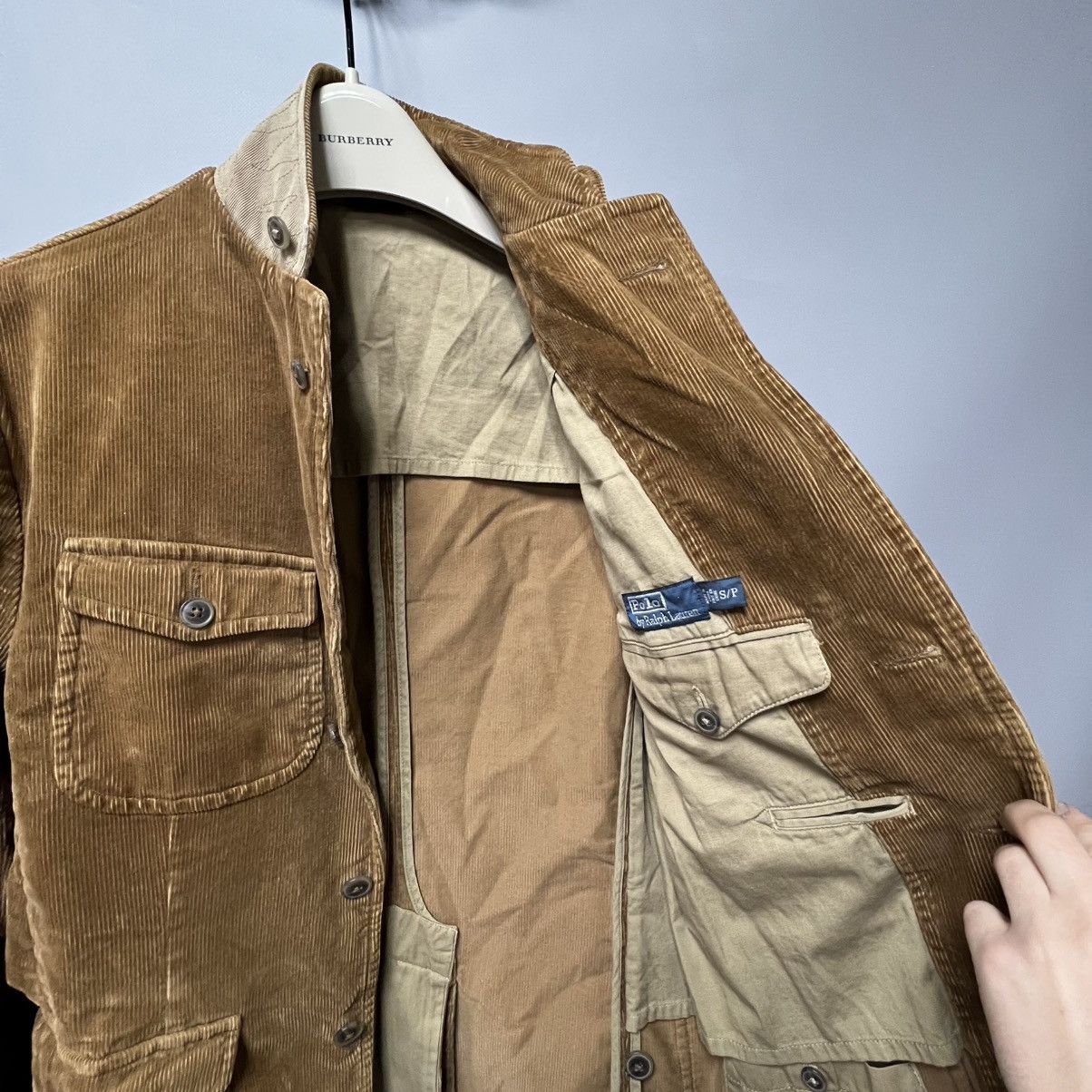 Polo Ralph Lauren Polo Ralph Lauren Corduroy Country Jacket Blazer Vintage Size US S / EU 44-46 / 1 - 13 Thumbnail