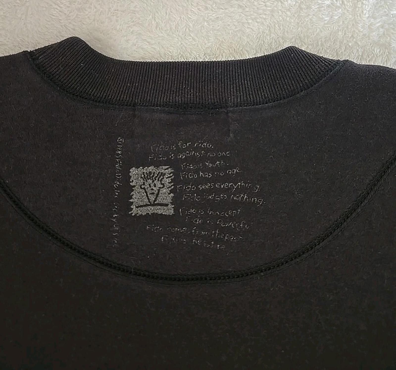 Vintage Vintage '85 Fido Dido Sweater One Size Unisex Black RARE Size US L / EU 52-54 / 3 - 4 Thumbnail