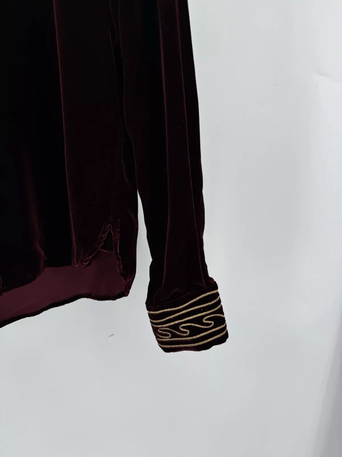 Yves Saint Laurent Saint Laurent Velour Shirt Size 38 / 15 Medium Size US M / EU 48-50 / 2 - 7 Thumbnail