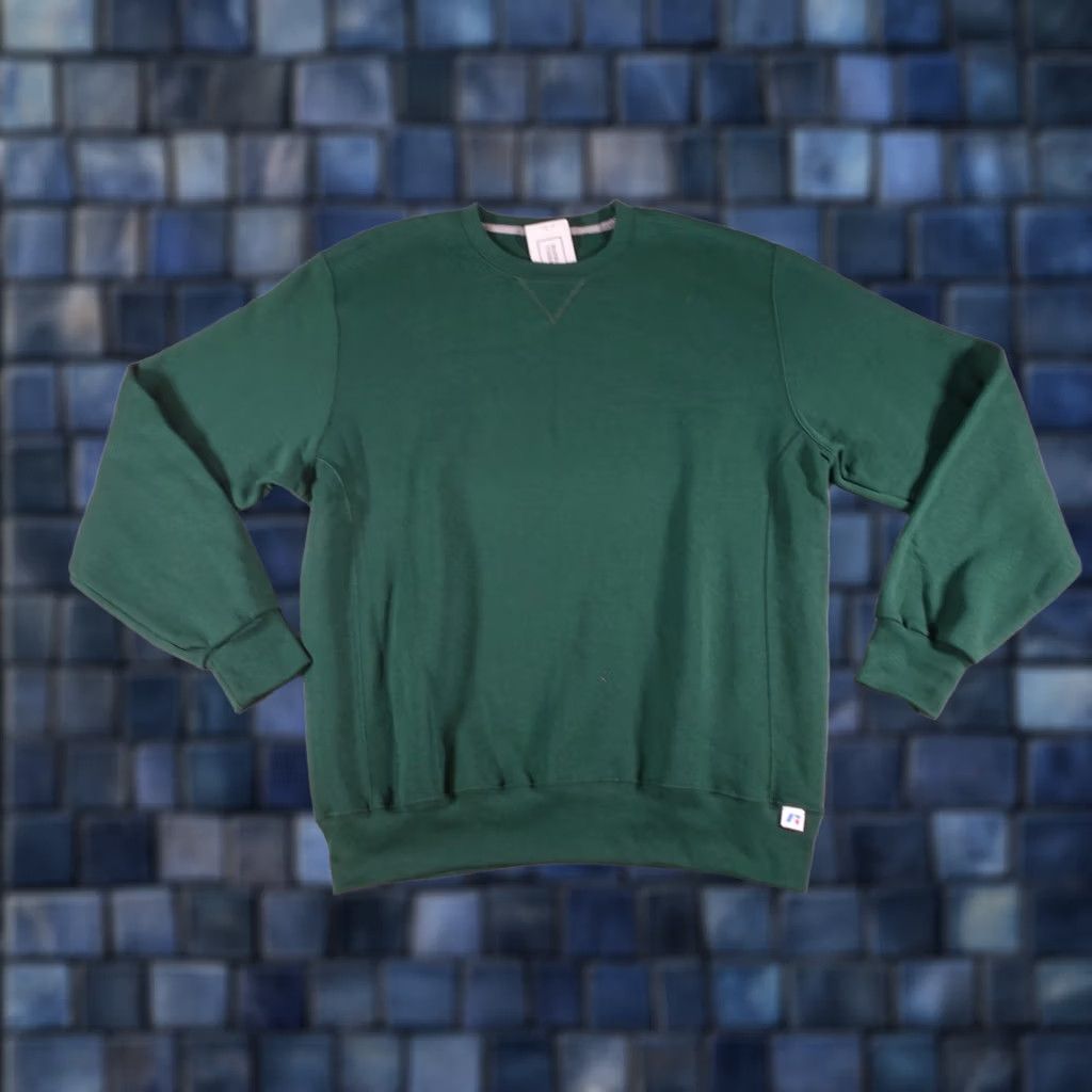 Russell Athletic Russell Athletic Sweatshirt Mens Large Green Crewneck Pullover Fleece Sports Blacklisted? Size US L / EU 52-54 / 3 - 1 Thumbnail