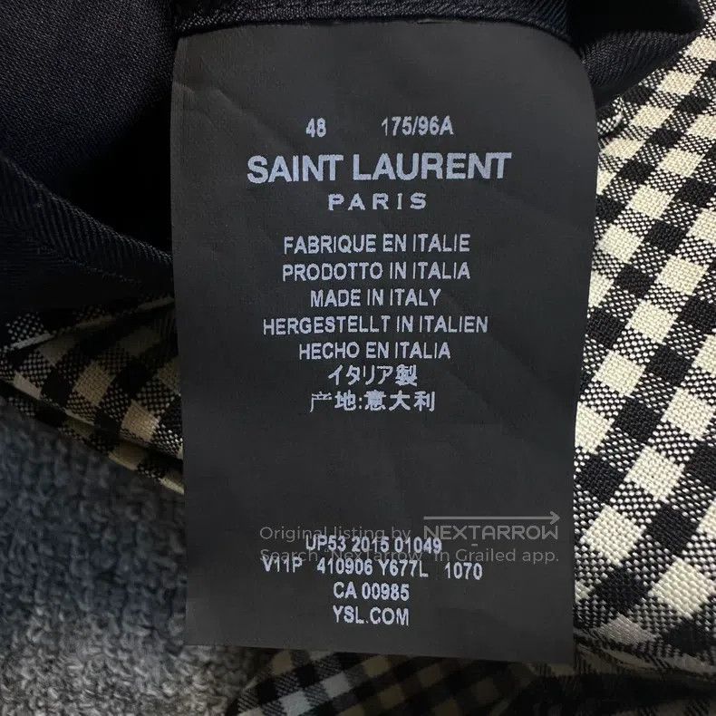 Saint Laurent Paris Saint Laurent Paris blazer Size US M / EU 48-50 / 2 - 7 Thumbnail