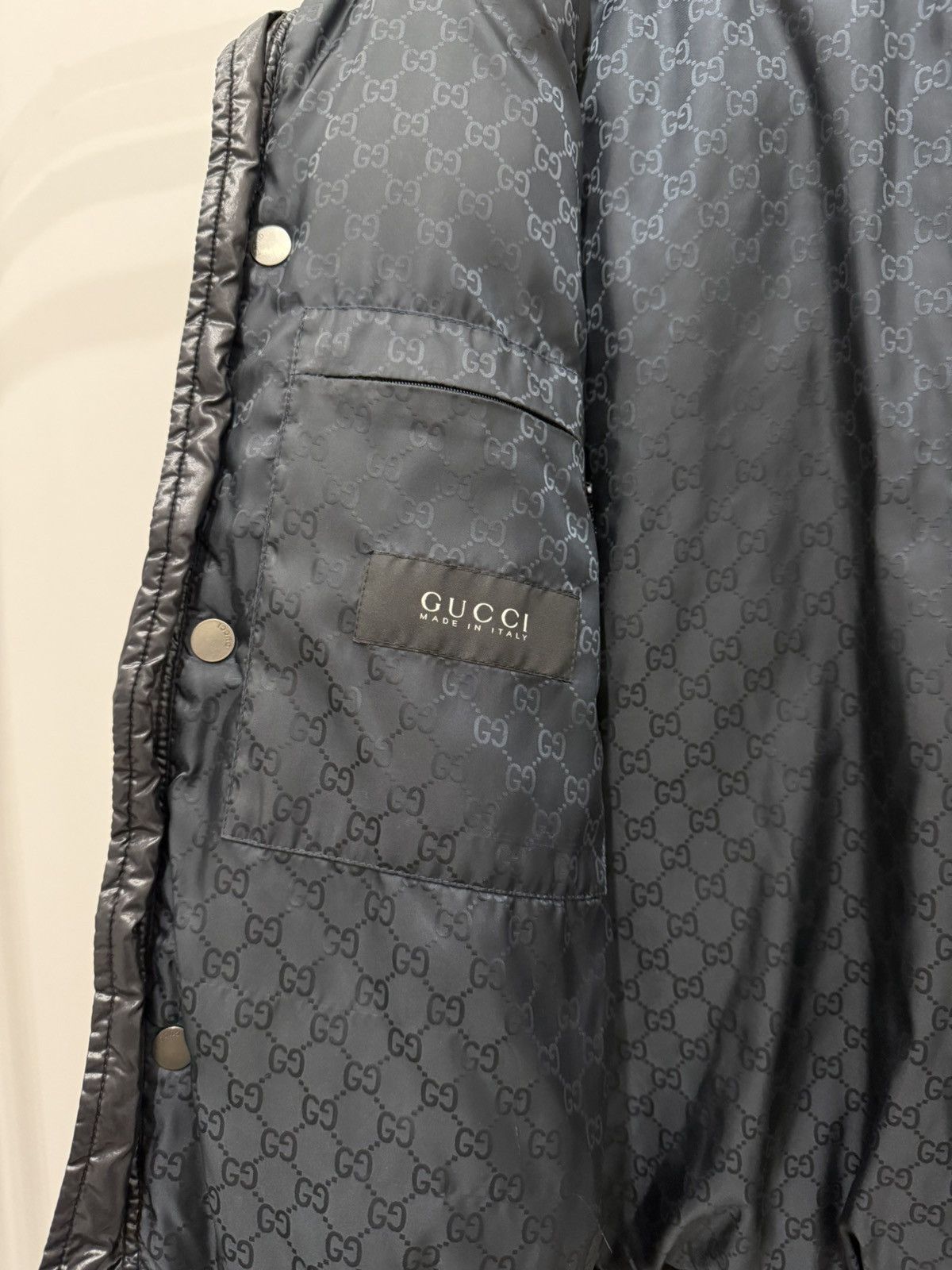 Gucci 🔥Vintage Gucci By Tom Ford Glance Down Puffer Jacket Archive Size US L / EU 52-54 / 3 - 13 Thumbnail