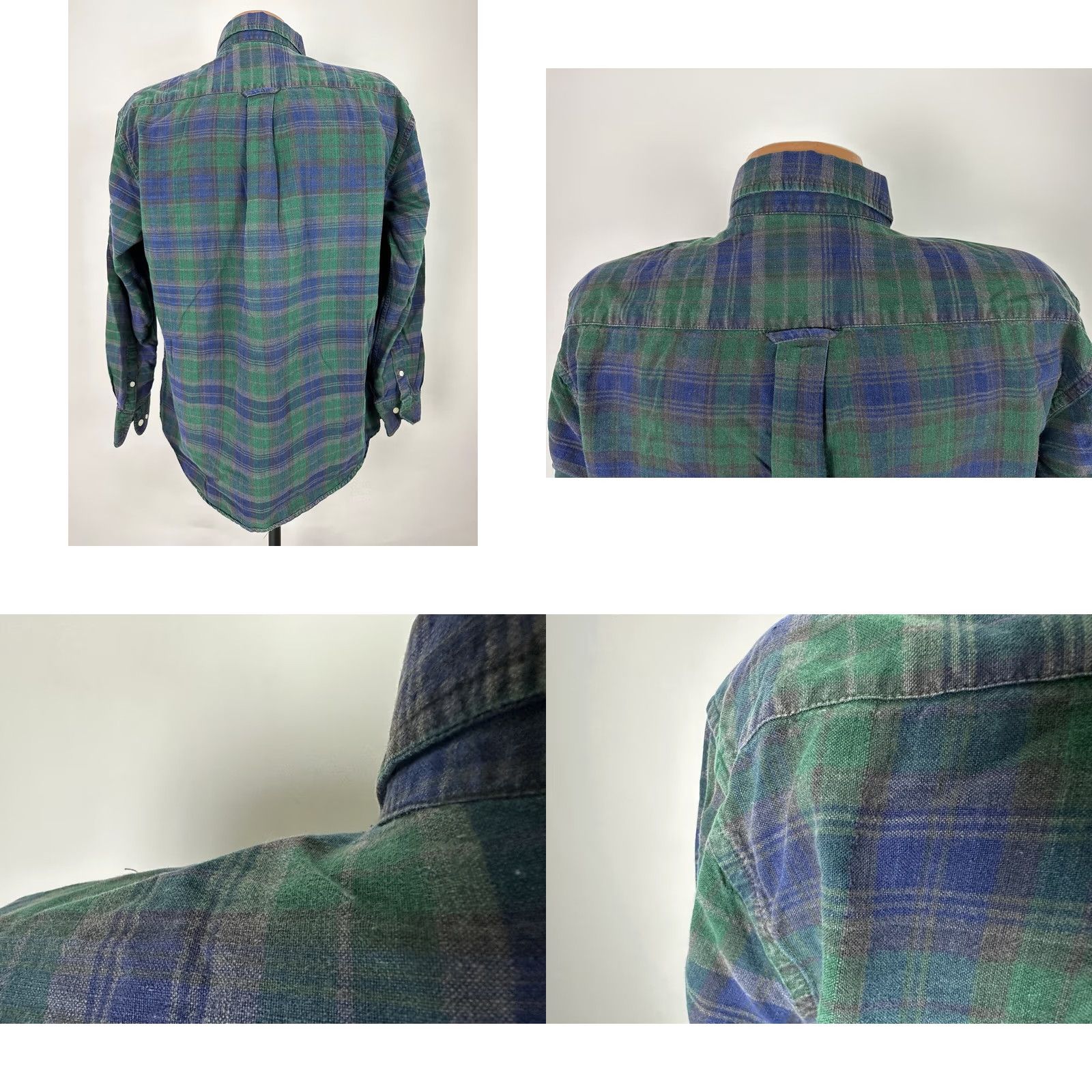 Vintage Vintage Native Habitat Planet Earth Shirt Men M Blue Plaid Button-Up Casual 90s Grunge Size US M / EU 48-50 / 2 - 8 Thumbnail