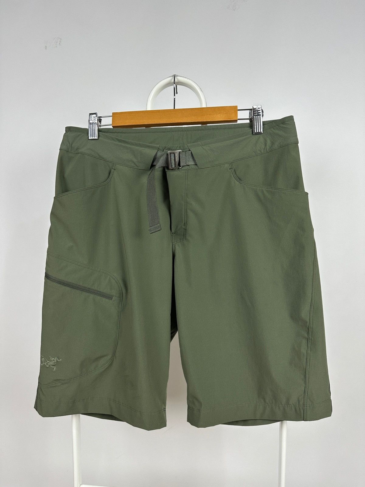 Vintage Arcteryx Khaki Nylon Cargo Shorts