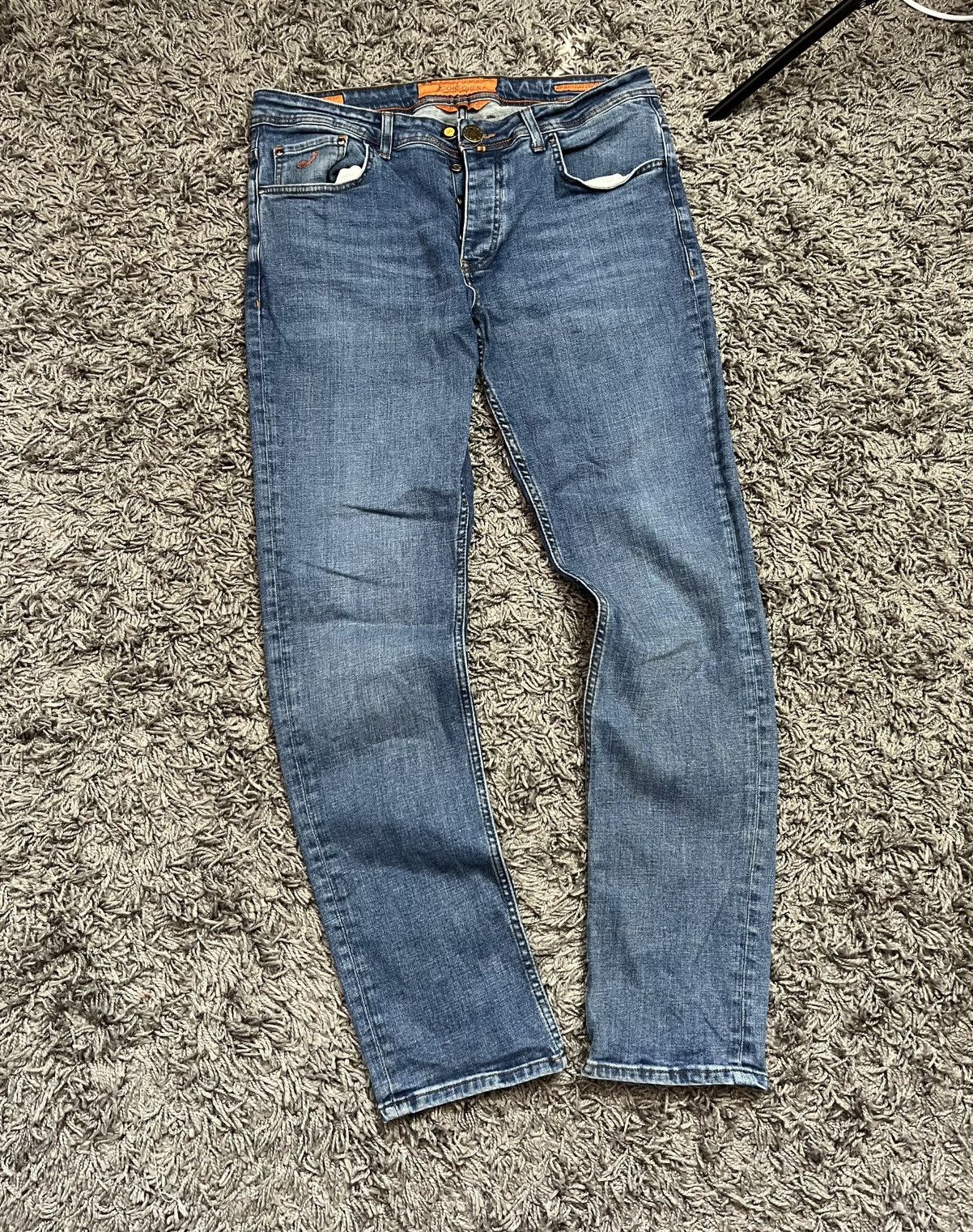 Jacob Cohen Jacob Cohen Bard Slim Luxury Denim - Limited City Edition Size US 34 / EU 50 - 2 Thumbnail