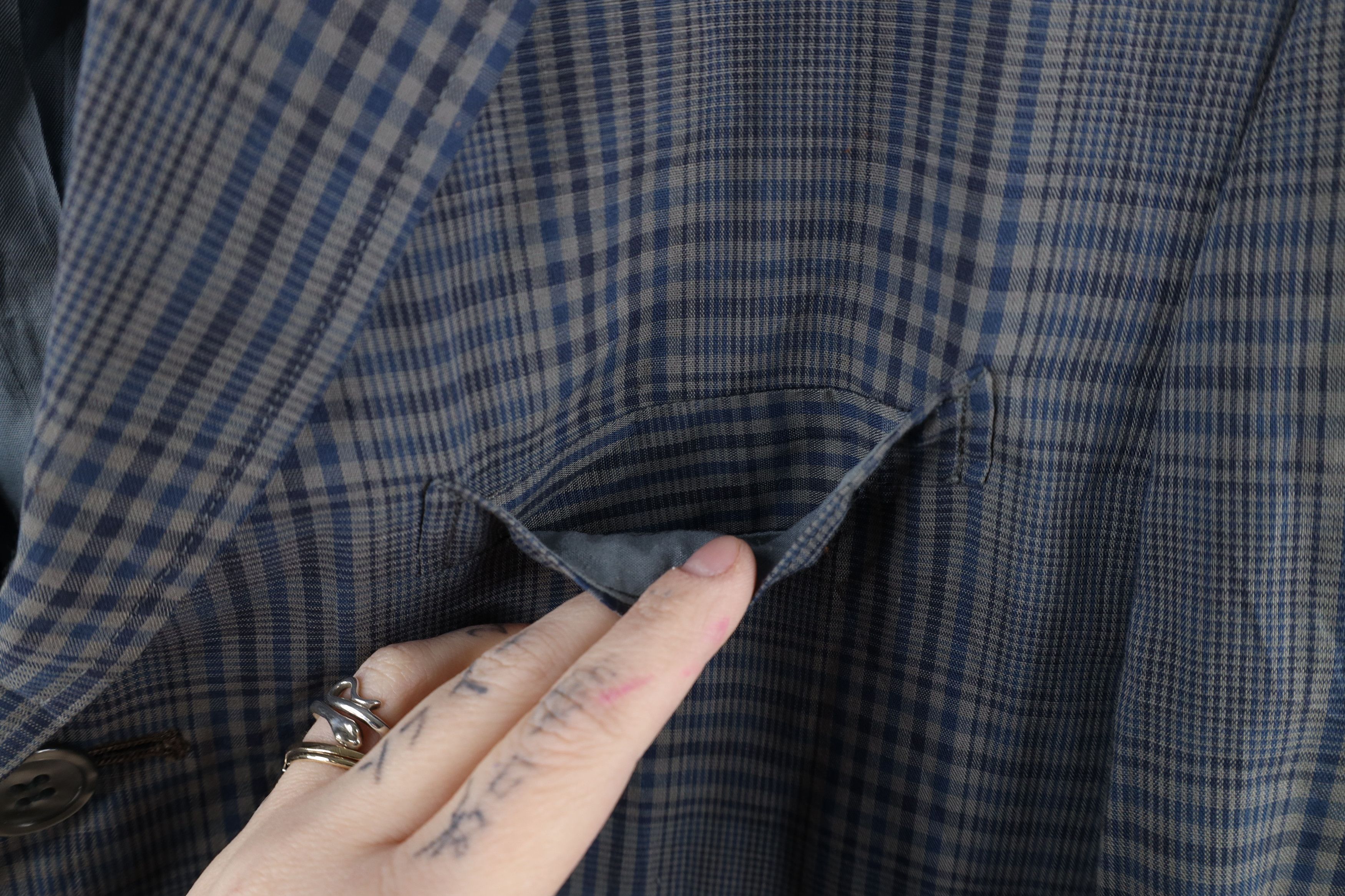 Vintage Vintage 60s 70s Streetwear Suit Coat Blazer Jacket USA Size US XL / EU 56 / 4 - 4 Thumbnail