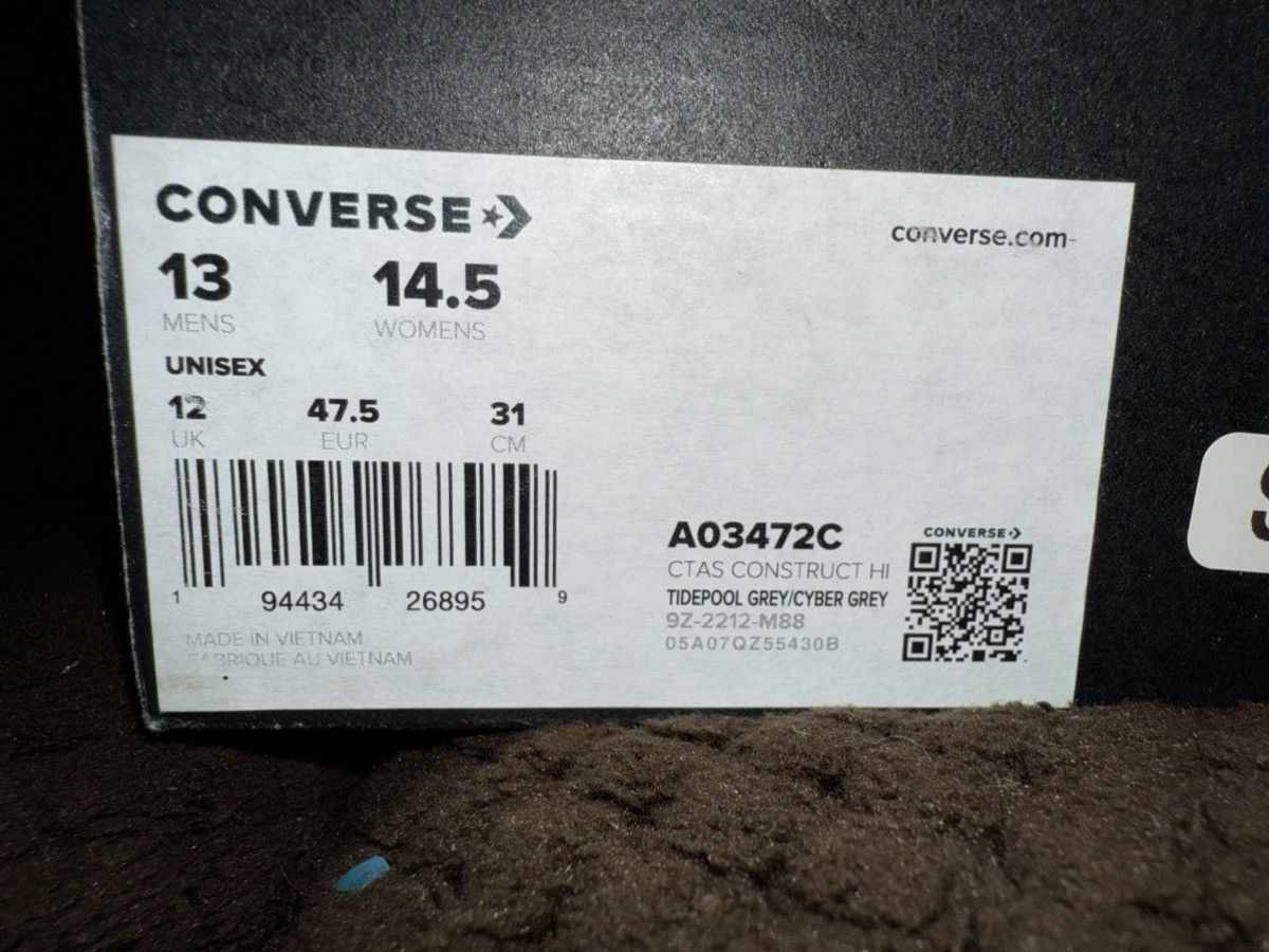 Converse Converse Chuck Taylor All Star Construct Colorblock Tidepool Size US 13 / EU 46 - 6 Thumbnail