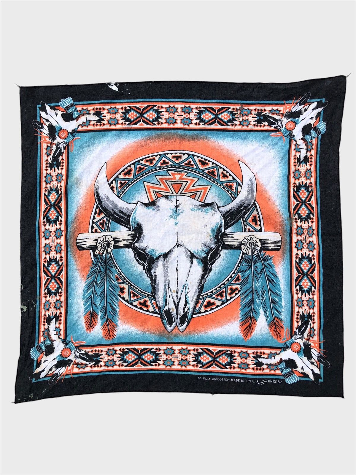 Japanese Brand Vintage Native American Navajo Bandana / Scarve / Scarf Size ONE SIZE - 1 Thumbnail