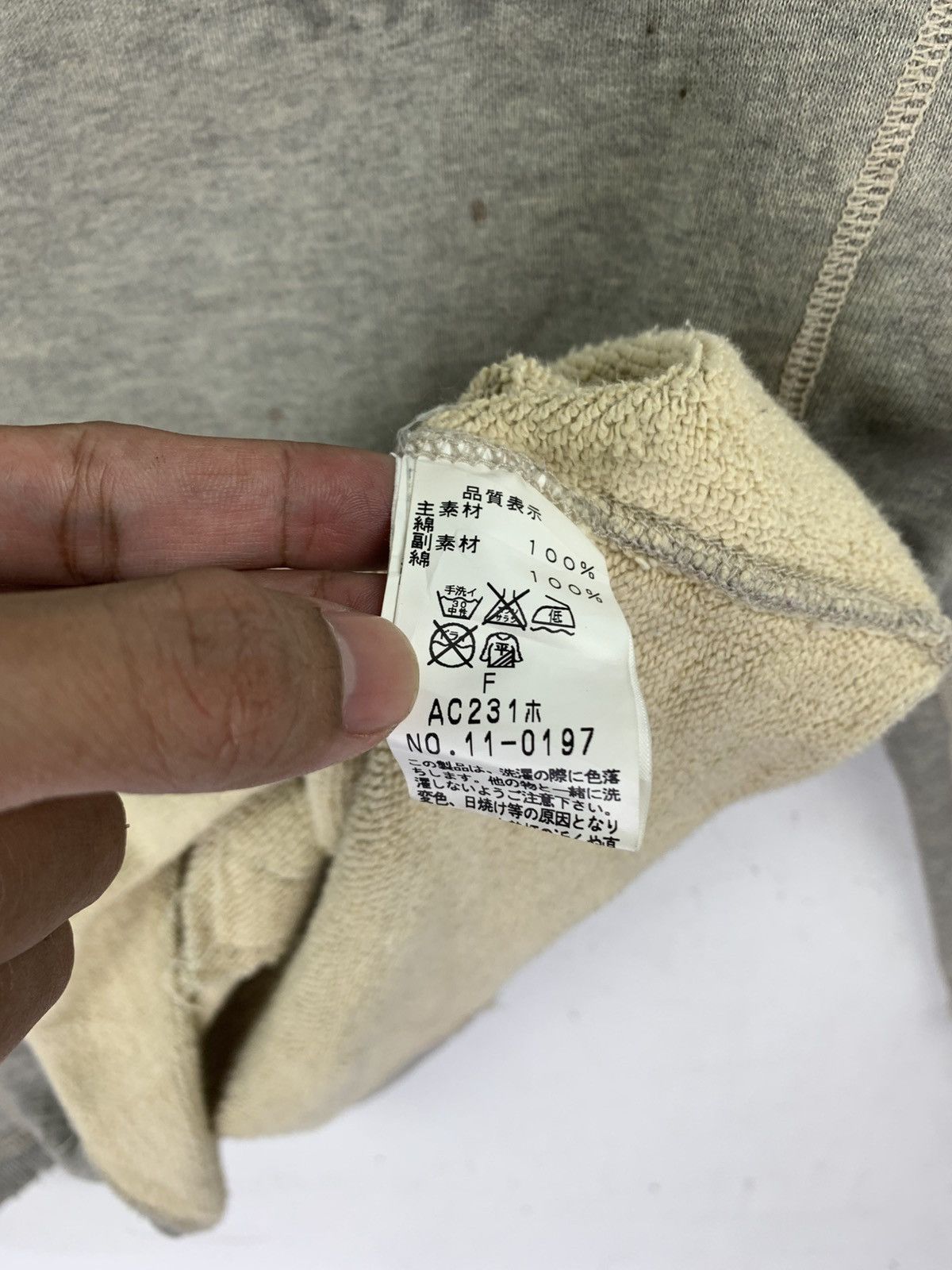 Johnbull Johnbull Sweatshirts Distressed Design Gray Colour Size US M / EU 48-50 / 2 - 6 Thumbnail