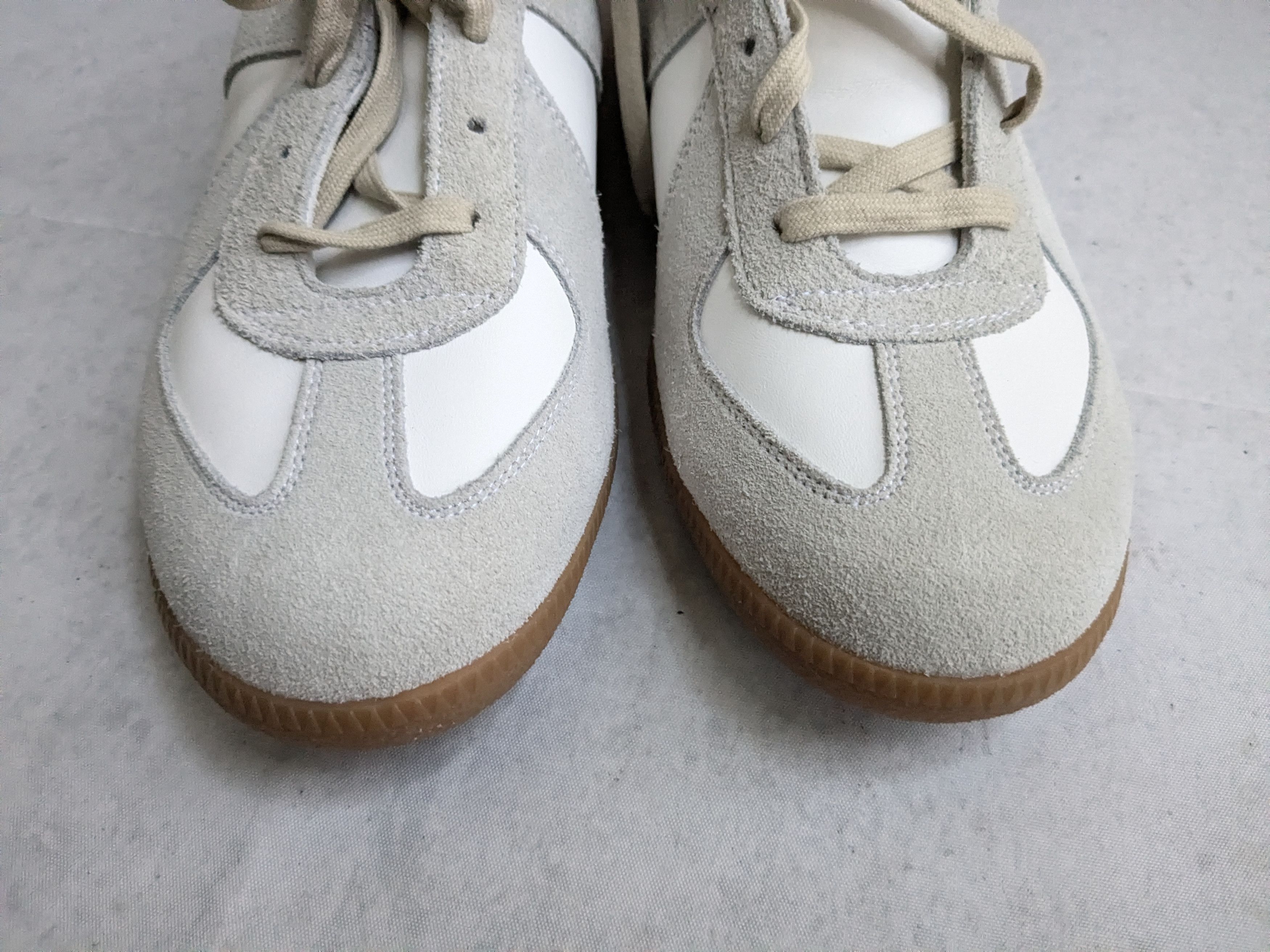 Maison Margiela Maison Margiela GAT White Gray 12 45 Low Tops Size US 12 / EU 45 - 3 Thumbnail