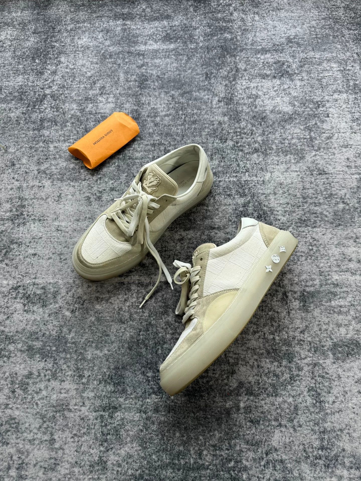 Louis Vuitton Louis Vuitton Ollie Checker Denim Sneakers Size US 10 / EU 43 - 1 Thumbnail