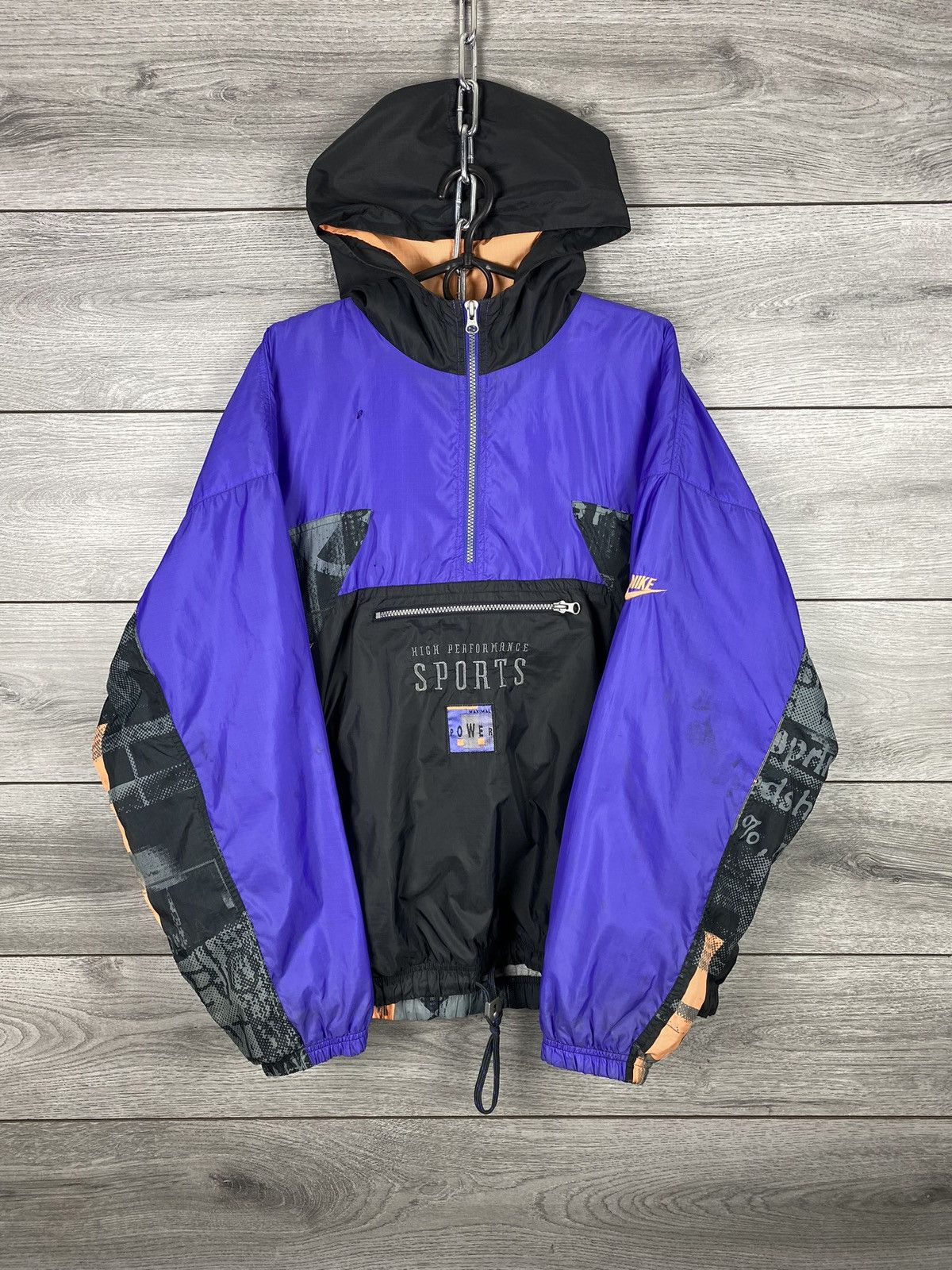 Nike Vintage Nike Anorak Light Jacket Size US L / EU 52-54 / 3 - 3 Thumbnail