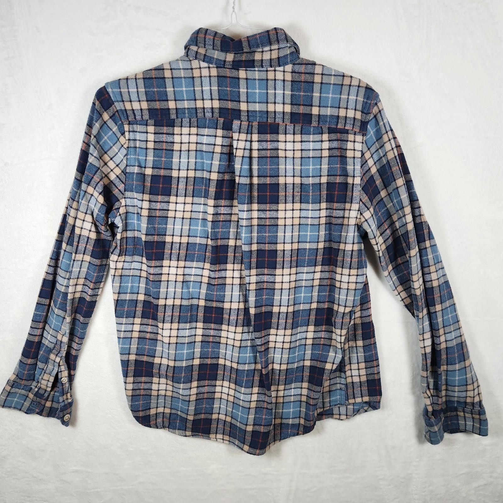 Eddie Bauer Eddie Bauer Blue Plaid Flannel Shirt Size Medium Size US M / EU 48-50 / 2 - 6 Thumbnail
