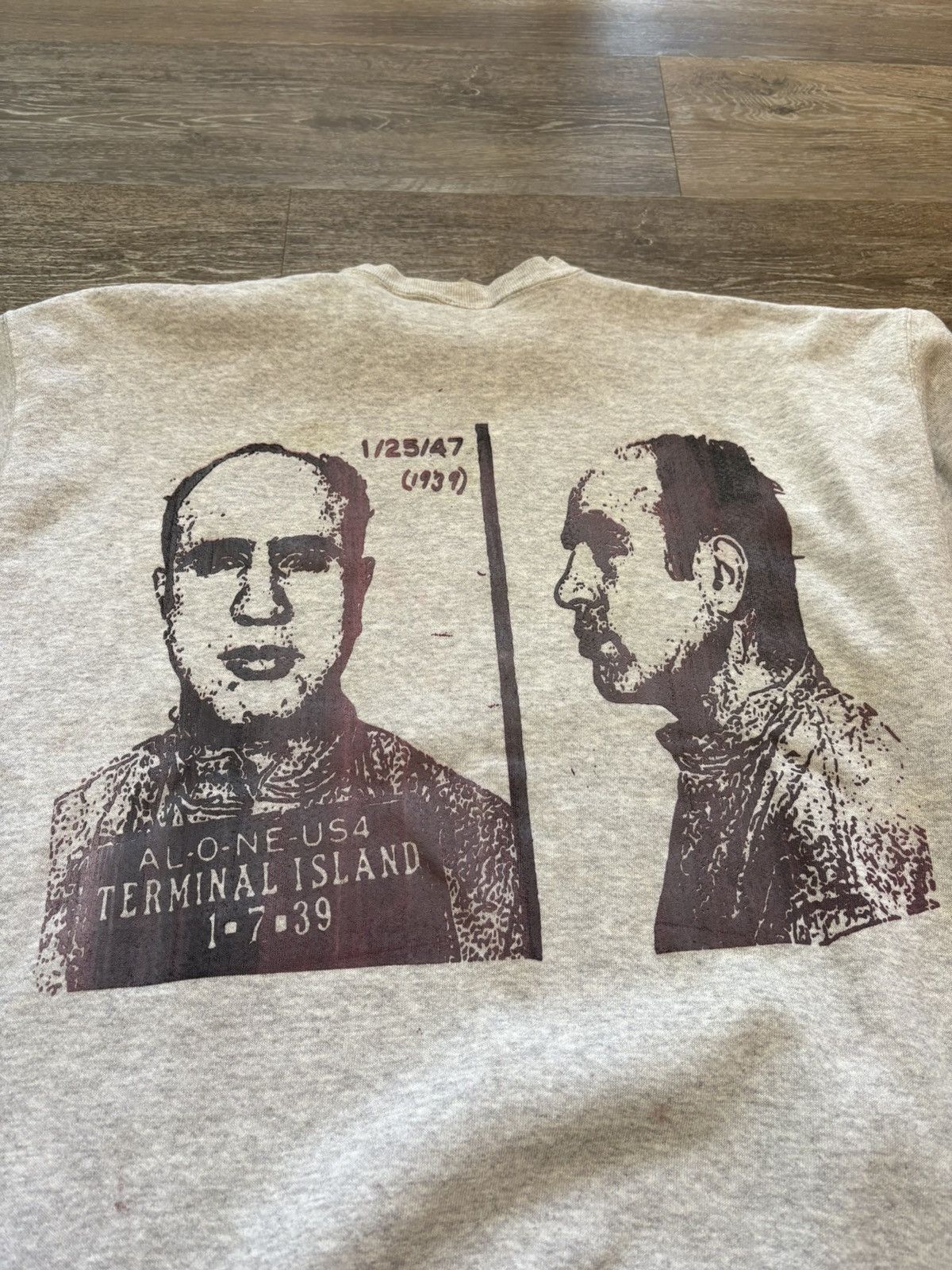 Japanese Brand Alcatraz x Al Capone Mugshot Sweatshirt Size US L / EU 52-54 / 3 - 8 Thumbnail