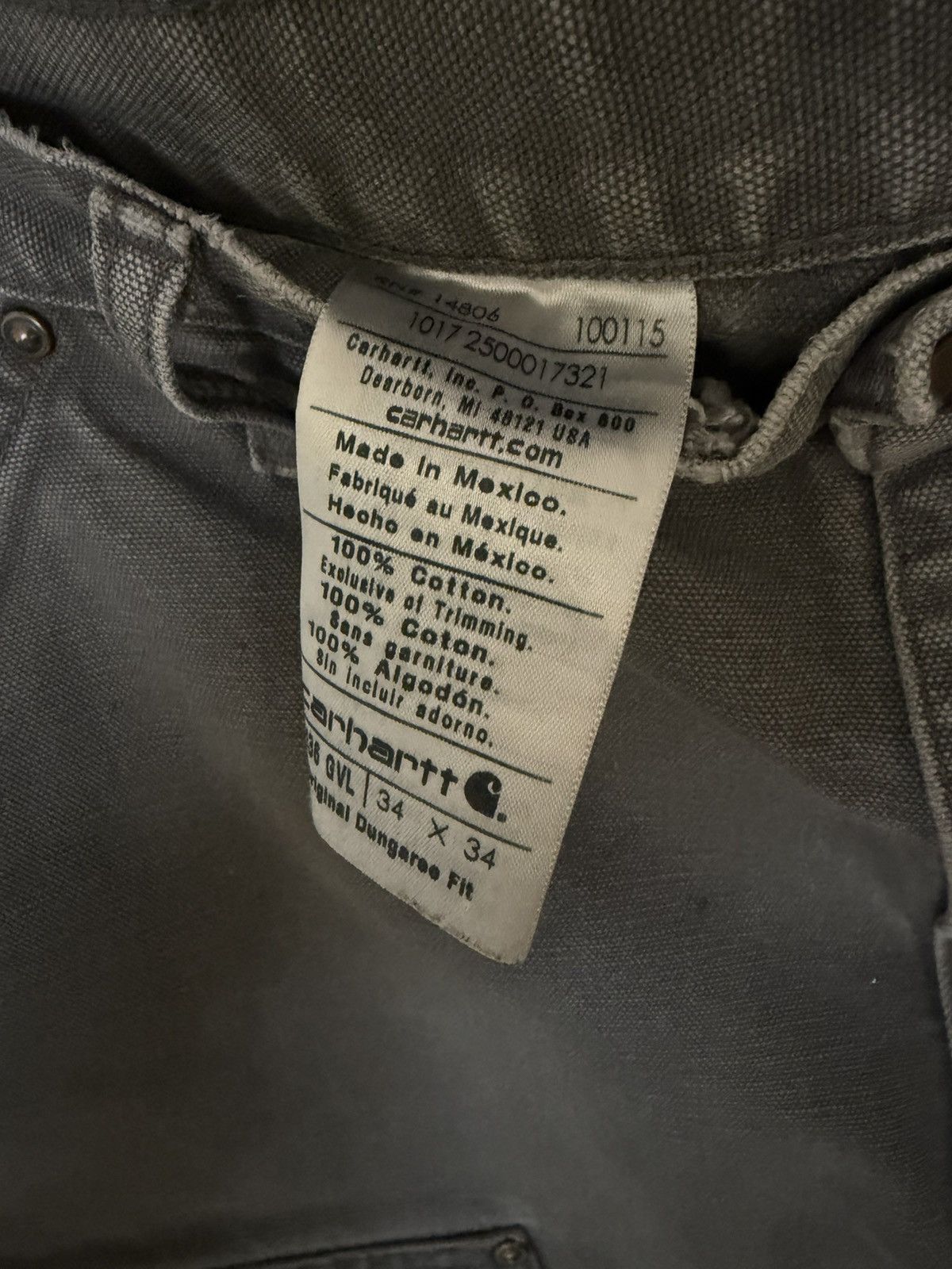 Carhartt Vintage Gray Carhartt double knee Size US 34 / EU 50 - 5 Thumbnail