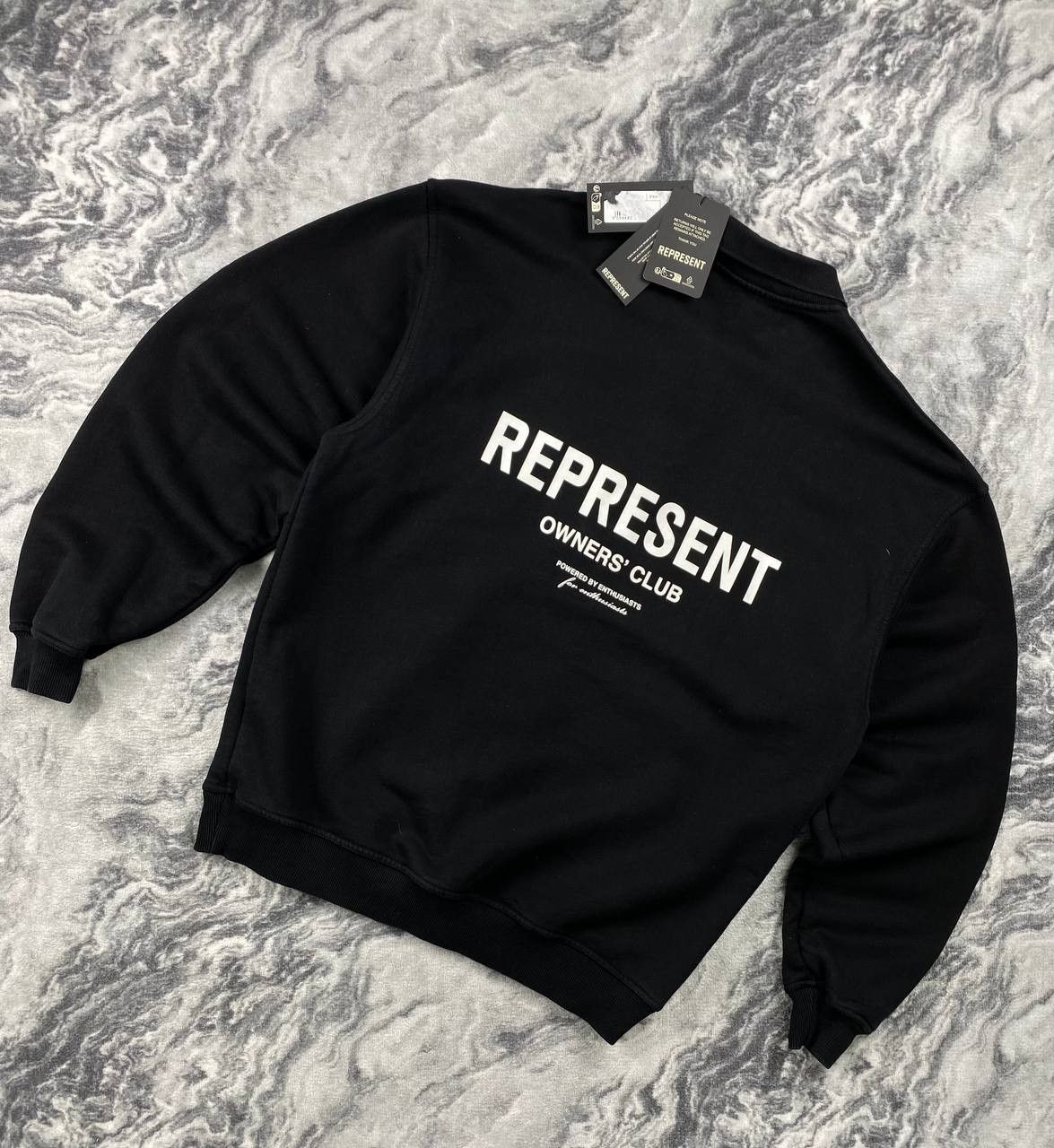 Represent Clo. NEW Represent Owners Club Long Sleeve Polo Sweatshirt Big Lo Size US L / EU 52-54 / 3 - 1 Thumbnail