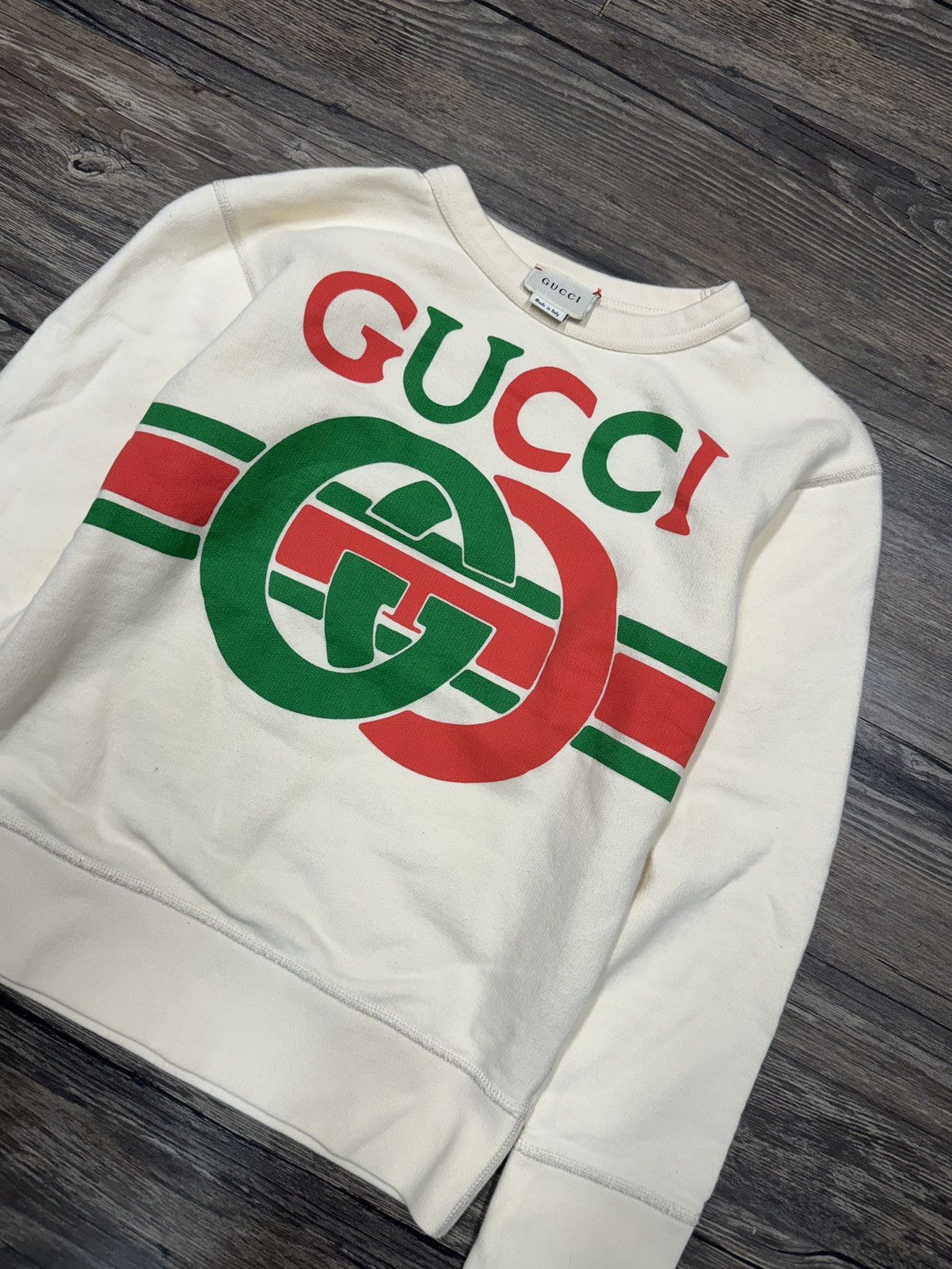 Gucci Gucci Longsleeve Crewneck Size L / US 10 / IT 46 - 2 Thumbnail
