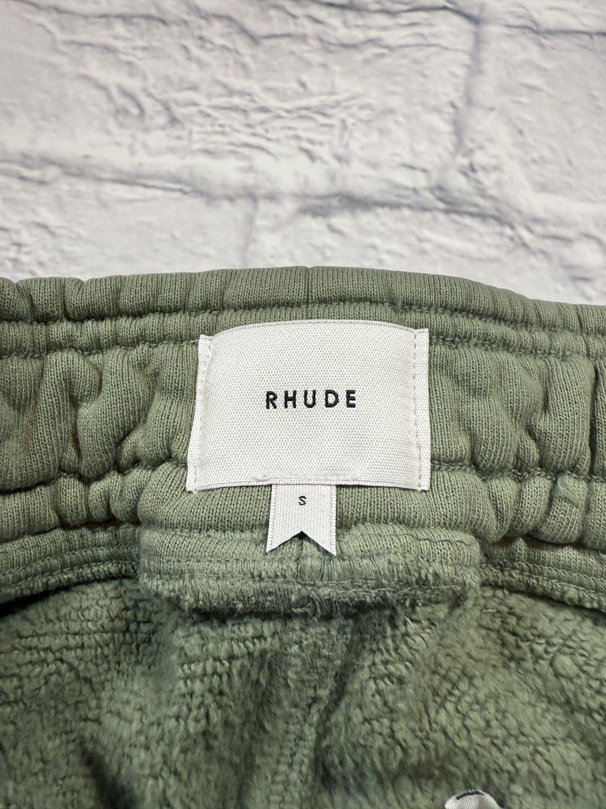 Rhude Rhude Embroidered Classic Sweatpants Sage Olive Oversized Size US 32 / EU 48 - 9 Thumbnail