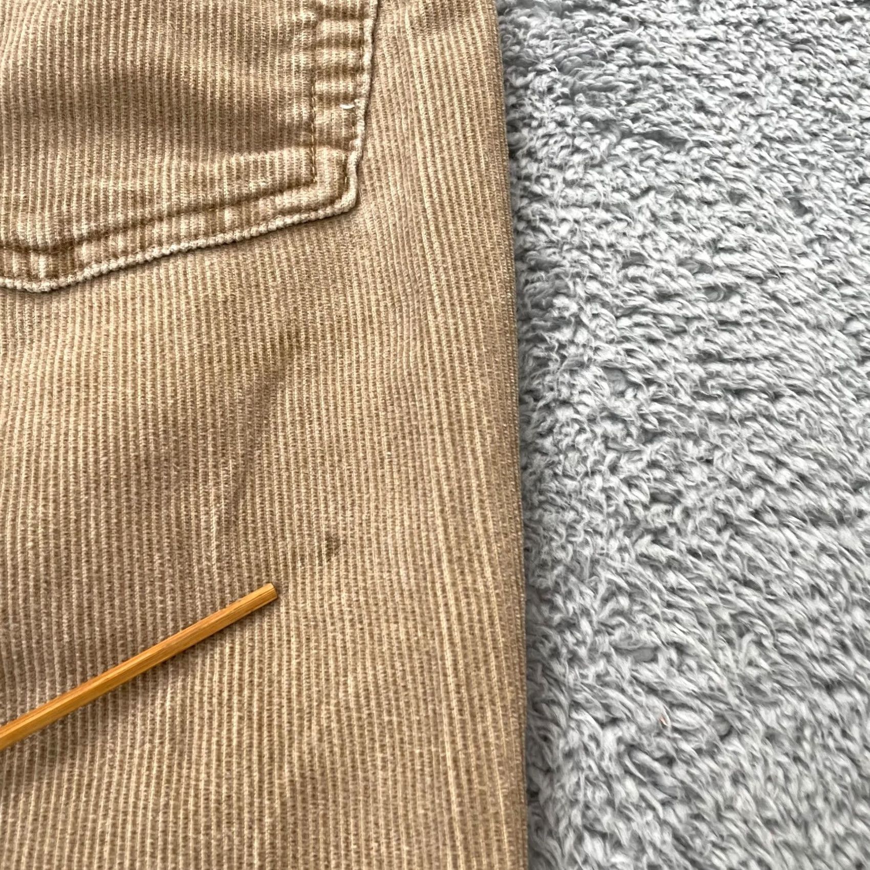 Levi's VINTAGE Levi's Pants Womens 9 Beige Corduroy Bootcut Bell Bottom Flare Slim Inseam 31 Jeans, Chino, 90s, USA Women Size 30" / US 8 / IT 44 - 6 Thumbnail