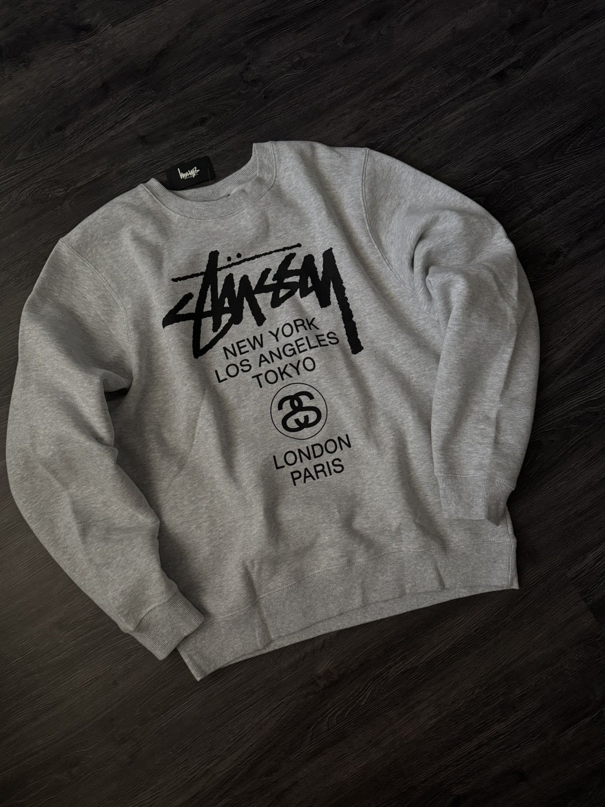 Stussy Stussy COTTON SLUB RIB CREW | Grailed