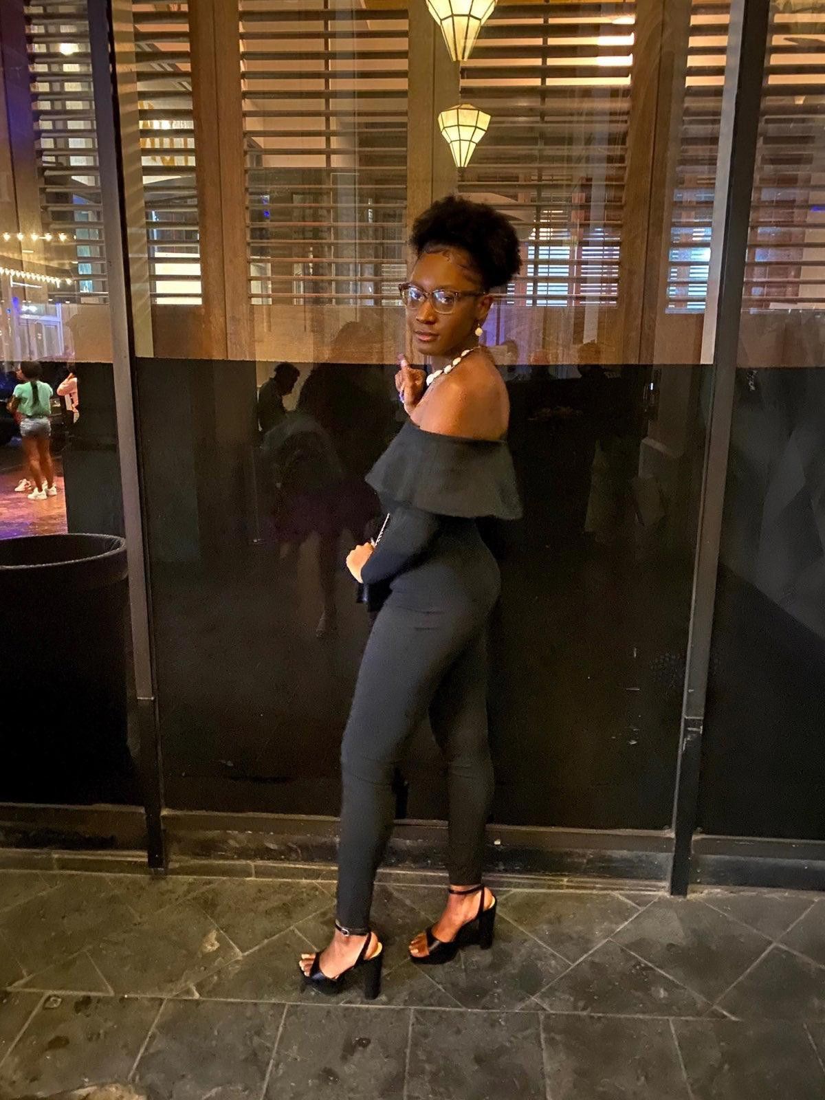 Fashion Nova Black Jumpsuit Size 32" / US 10 / IT 46 - 2 Thumbnail