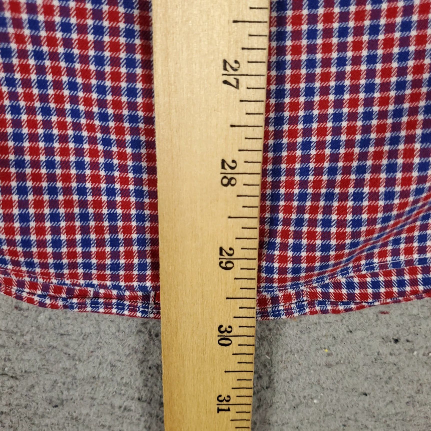 Brooks Brothers Brooks Brothers Button-Up Shirt Mens Large Red Blue Check Long Sleeve Collared Regular Fit Size US L / EU 52-54 / 3 - 5 Thumbnail