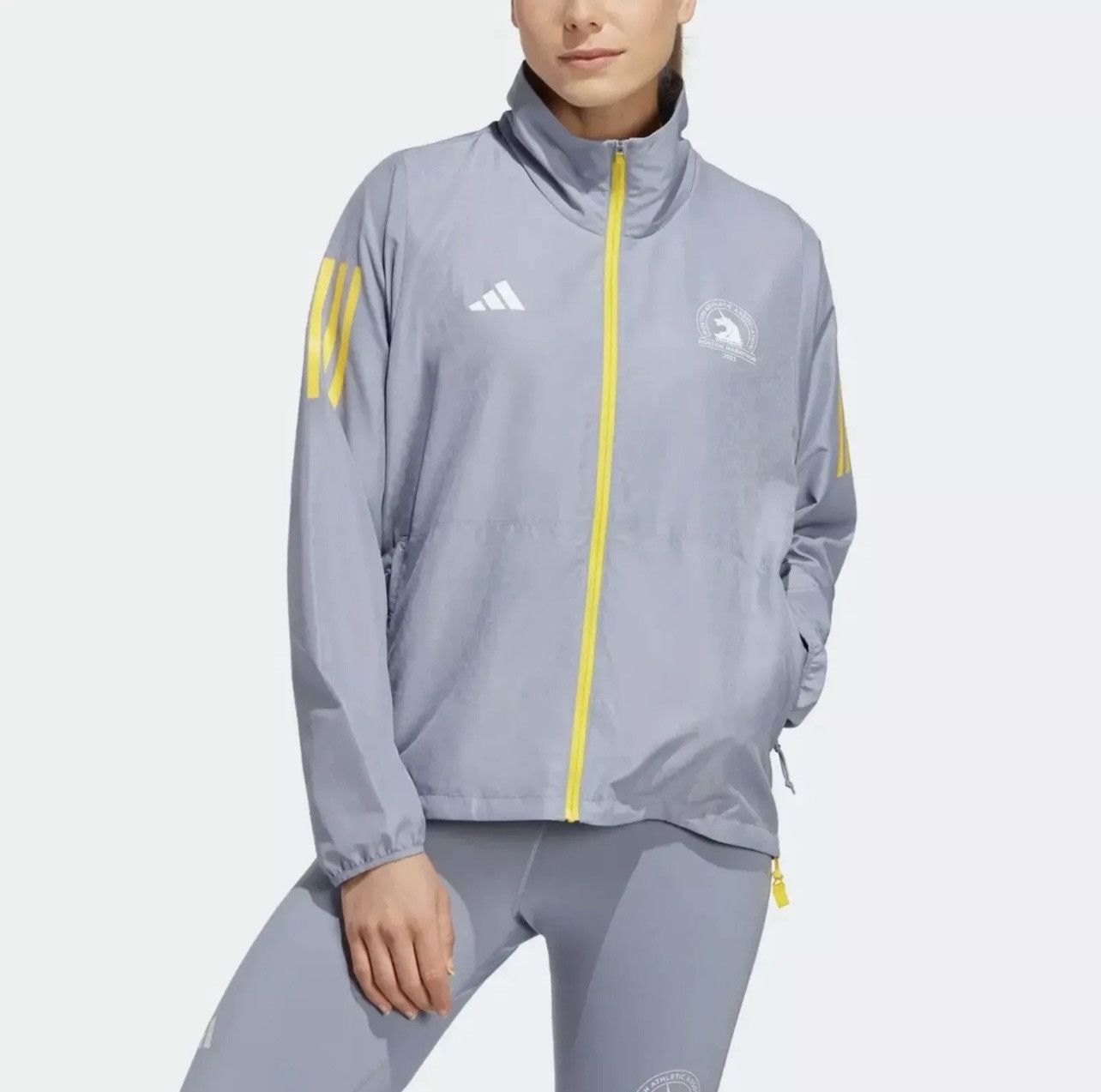 Adidas Adidas 2023 Boston Marathon Windbreaker Jacket Size L / US 10 / IT 46 - 4 Thumbnail