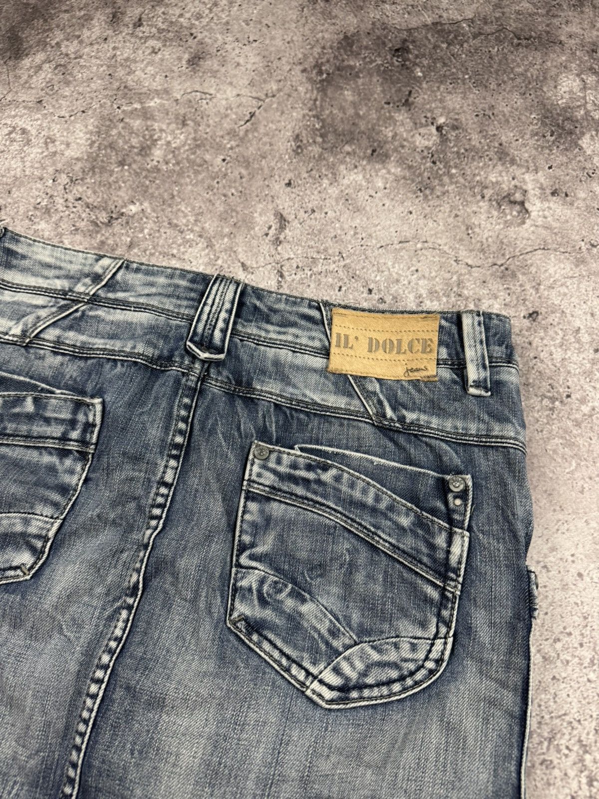 Japanese Brand If six was9 style Skirt Vintage Denim Avant Garde Y2k USA Size 32" / US 10 / IT 46 - 7 Thumbnail
