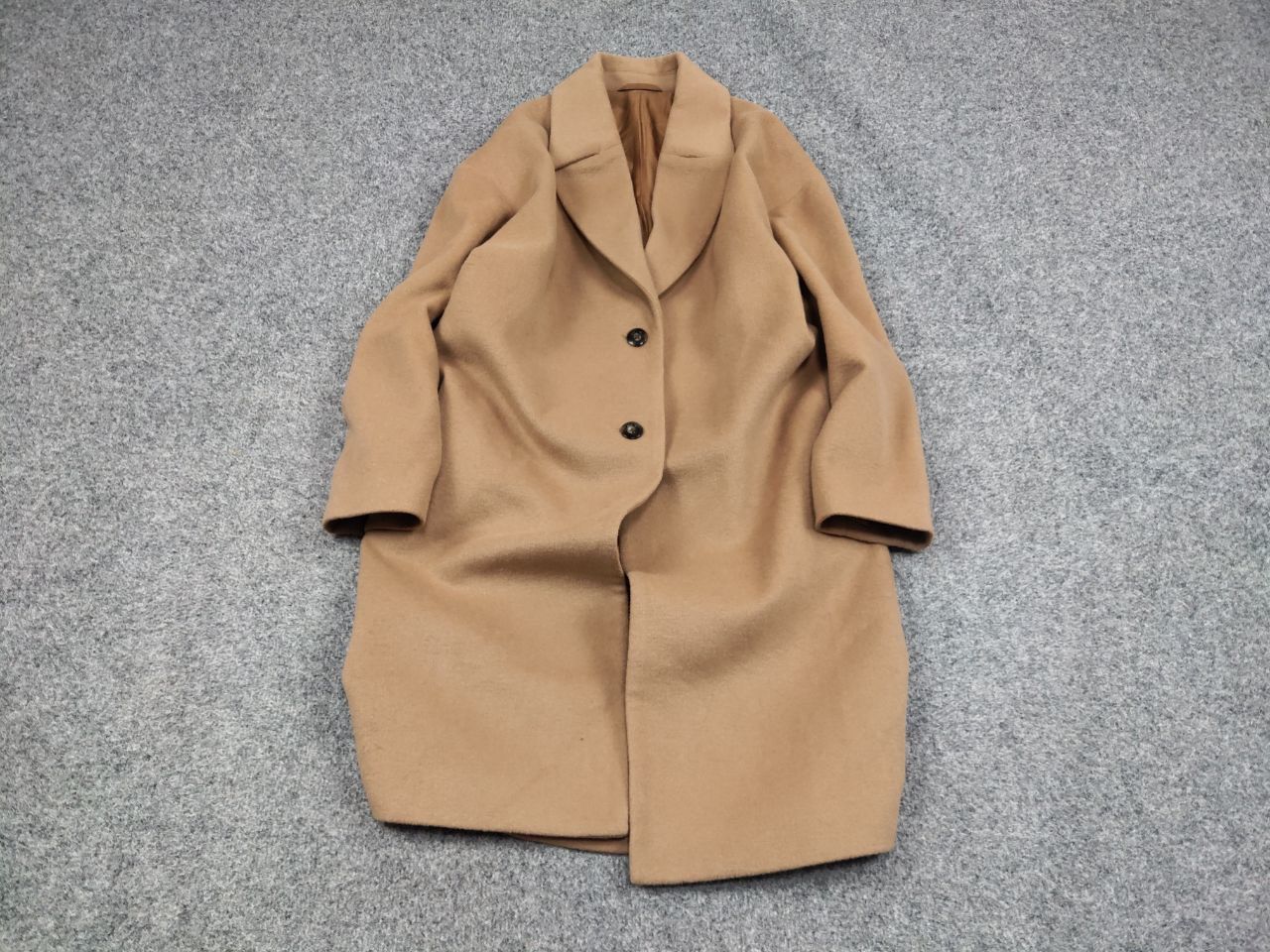 GU GU Japan Wool blend oversize chester Beige Coat Jacket Size S / US 4 / IT 40 - 2 Thumbnail