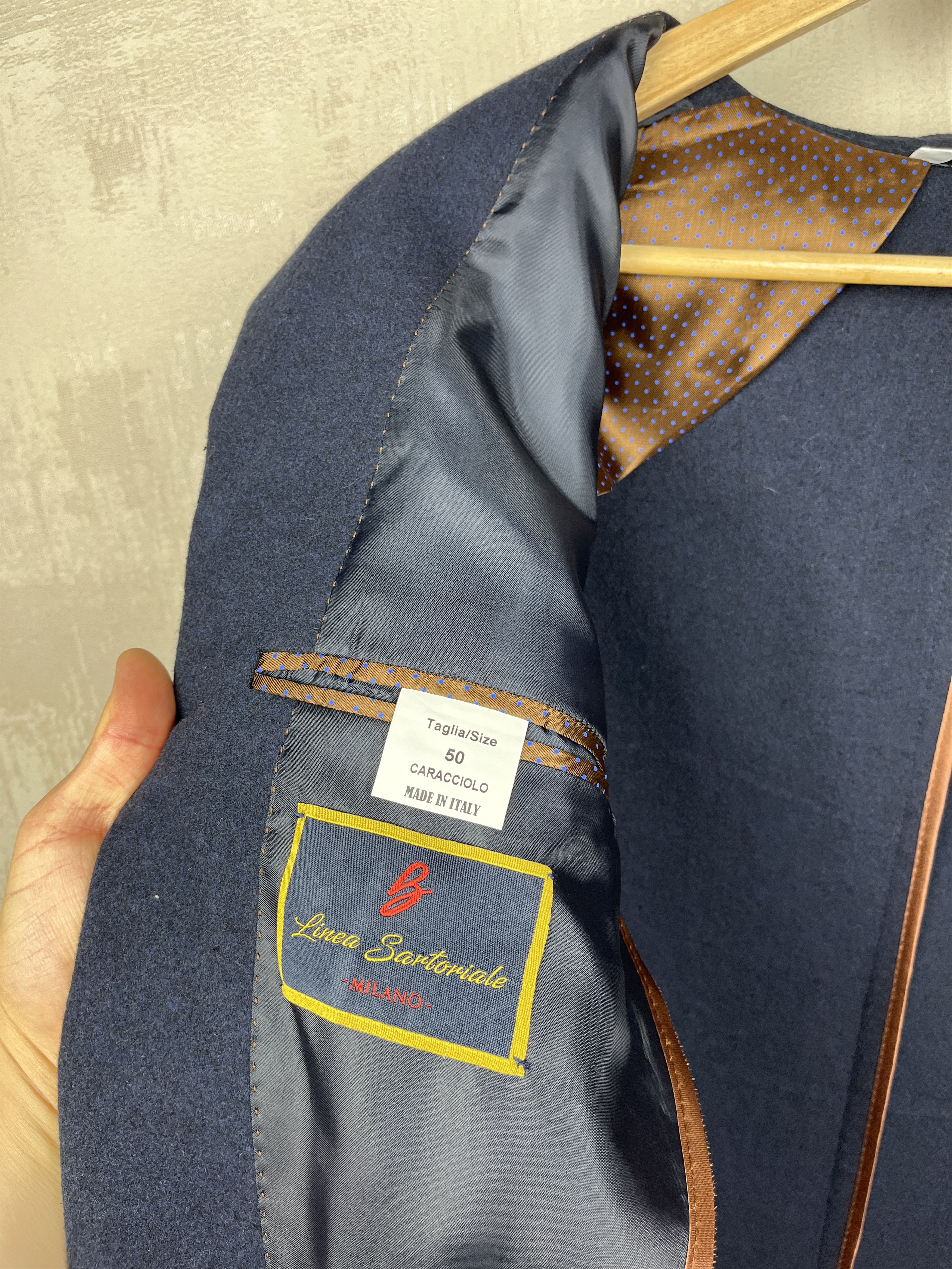 Other Linea Sartoriale Milano 80% Wool / 20% Cashmere Blazer Size US M / EU 48-50 / 2 - 14 Thumbnail