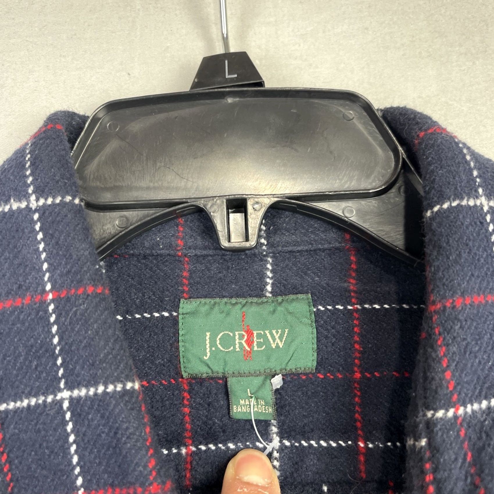 J.Crew J. Crew Shirt Mens Large Blue Heavyweight Chamois Workshirt Flannel Button Up Size US L / EU 52-54 / 3 - 5 Thumbnail