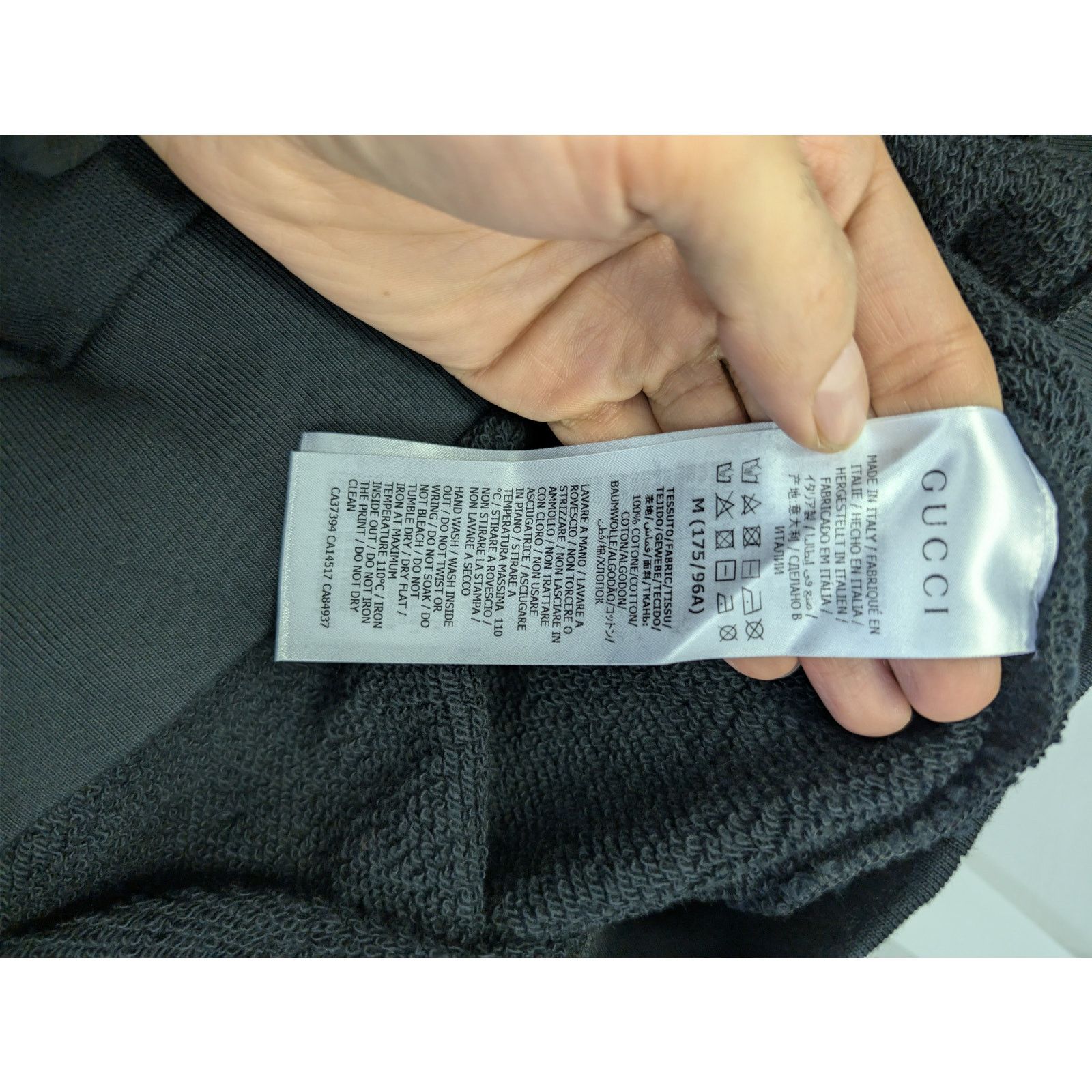Gucci o1rshd1 Boutique Print Sweatshirt Hoodie in Black Size US M / EU 48-50 / 2 - 15 Thumbnail