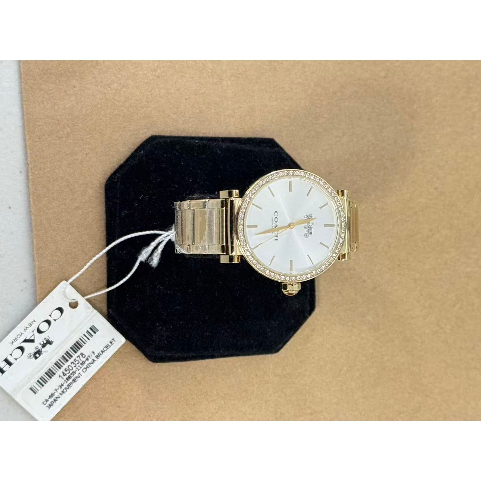 Coach Coach 14503578 Ladies Madison Gold Band Dial Perry Watch Size ONE SIZE - 4 Thumbnail