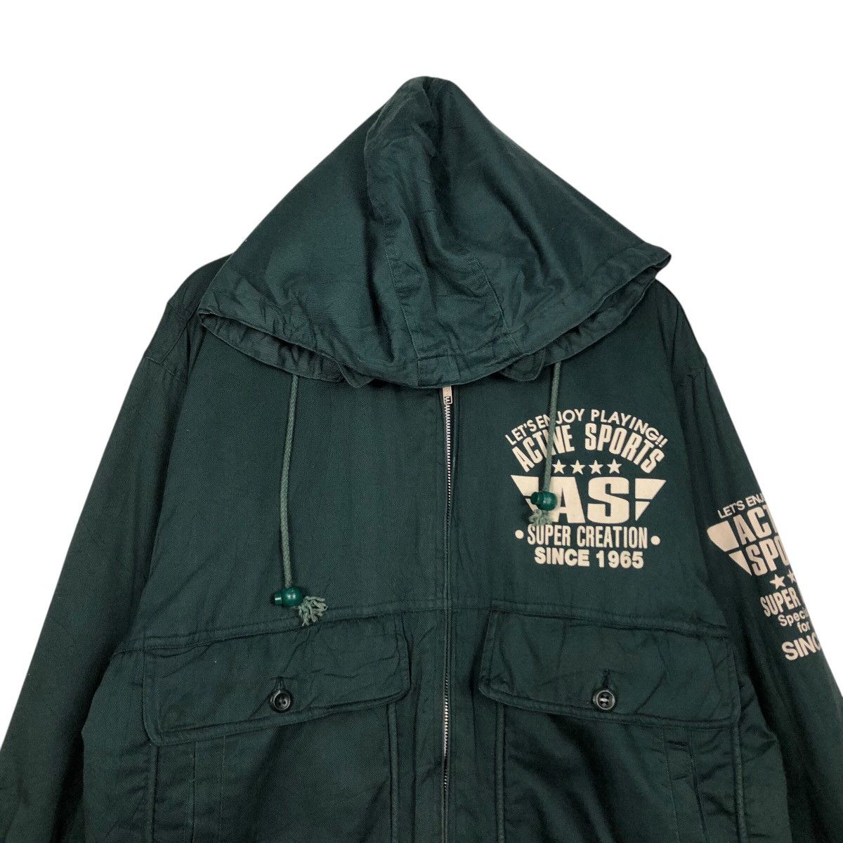 Hysteric Glamour 📌Vintage Biker Bomber Jacket Swooplex Big Logo Embroidery Size US L / EU 52-54 / 3 - 4 Thumbnail