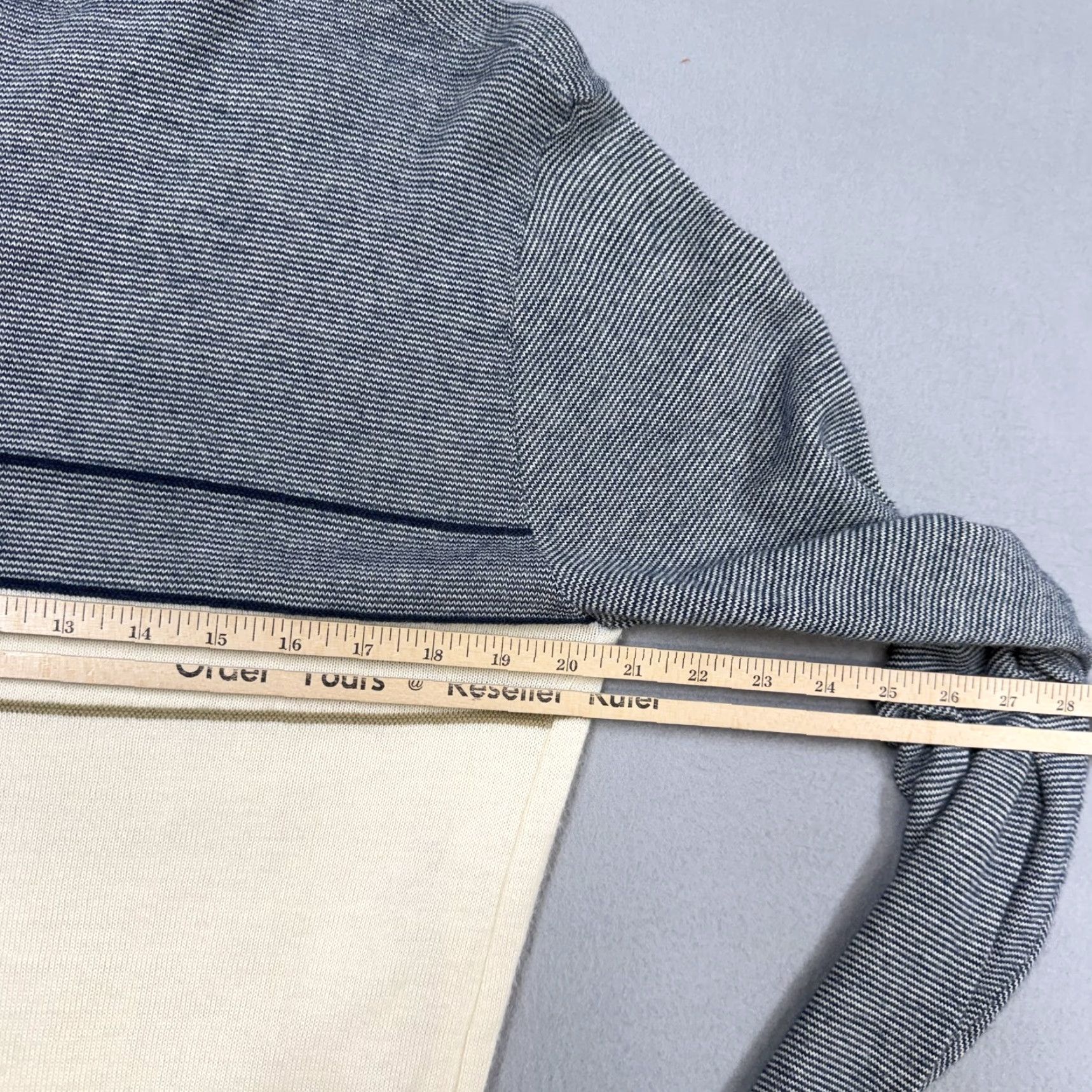 Jantzen VINTAGE Jantzen Sweater Mens M Blue Stripe Collared Knit Pullover Casual Size US M / EU 48-50 / 2 - 5 Thumbnail