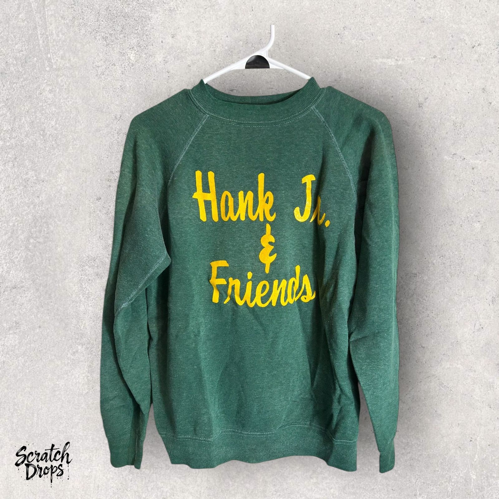 Other Vintage 90's Sweatshirt Size M Retro Green Hank Jr & Friends Size US M / EU 48-50 / 2 - 1 Thumbnail