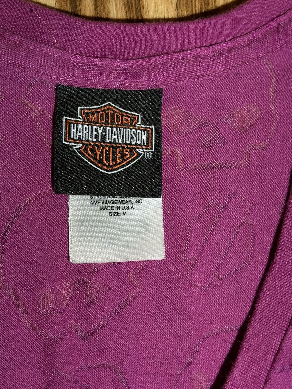 Harley Davidson Harley-Davidson Skulls Sheer V-Neck Tee Size M / US 6-8 / IT 42-44 - 6 Thumbnail