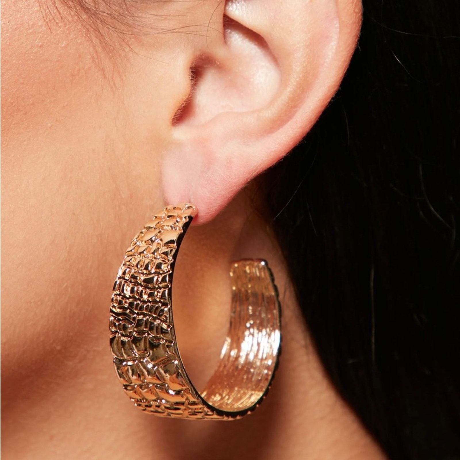 Other FASHION NOVA Golden Hour Glow Earrings NWT Size ONE SIZE - 7 Thumbnail