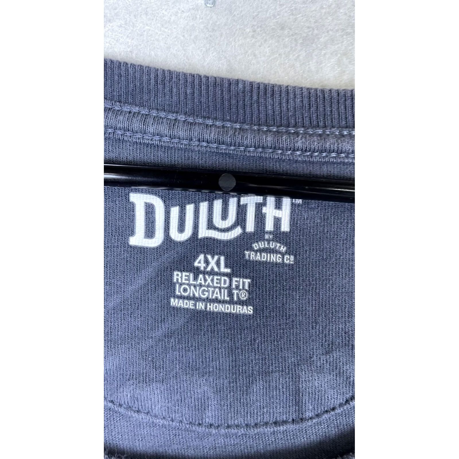 Duluth Trading Company Duluth Trading Co Shirt Mens 4XL Gray Long Sleeve Longtail T Shirt Tagless Crew Neck Relaxed Fit Shirt Mens 4XL Gray Long Sleeve Longtail T Size US XXL / EU 58 / 5 - 2 Thumbnail