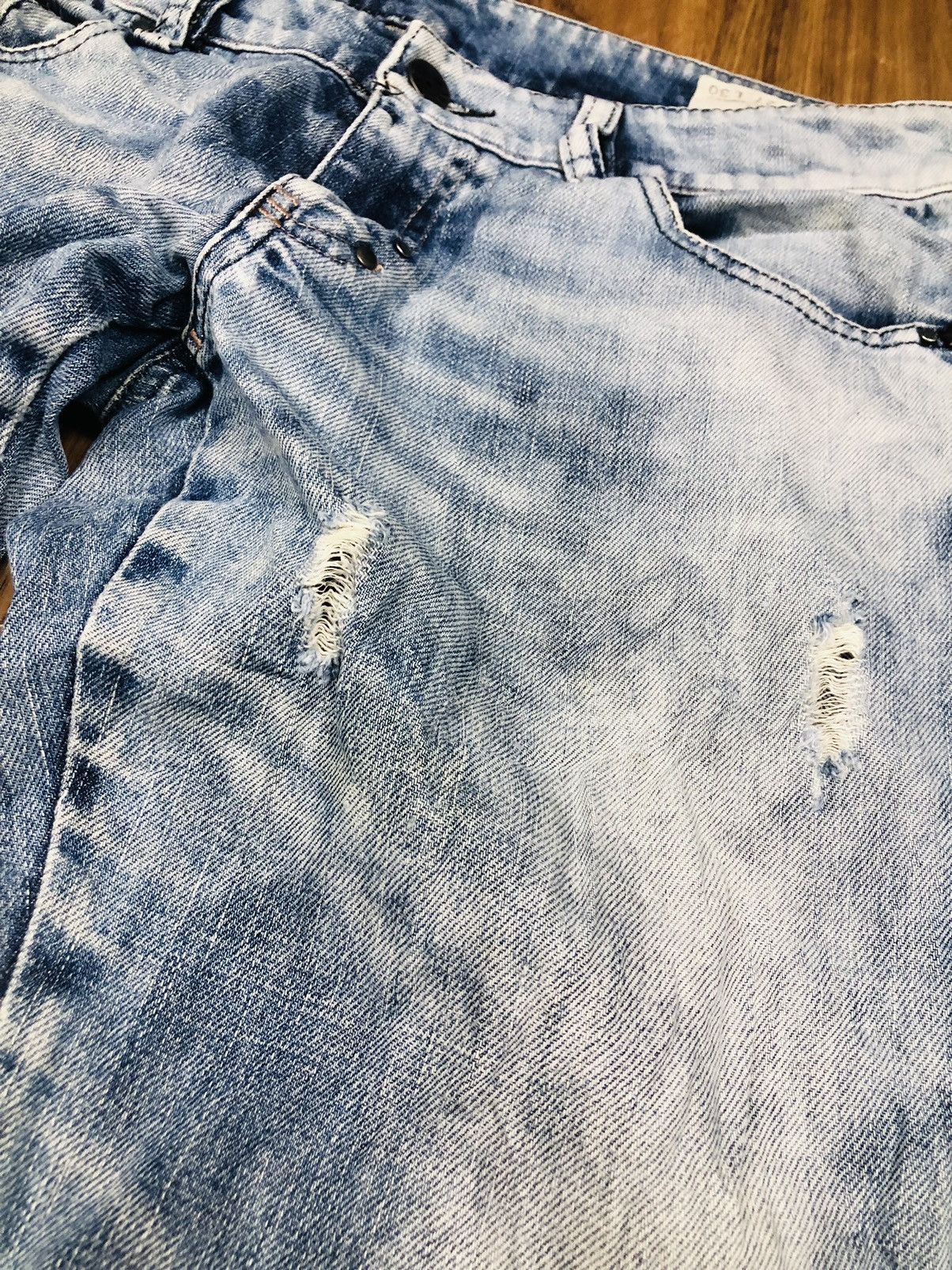 Diesel Diesel Industry Distress Jeans (35) Size US 27 - 7 Thumbnail